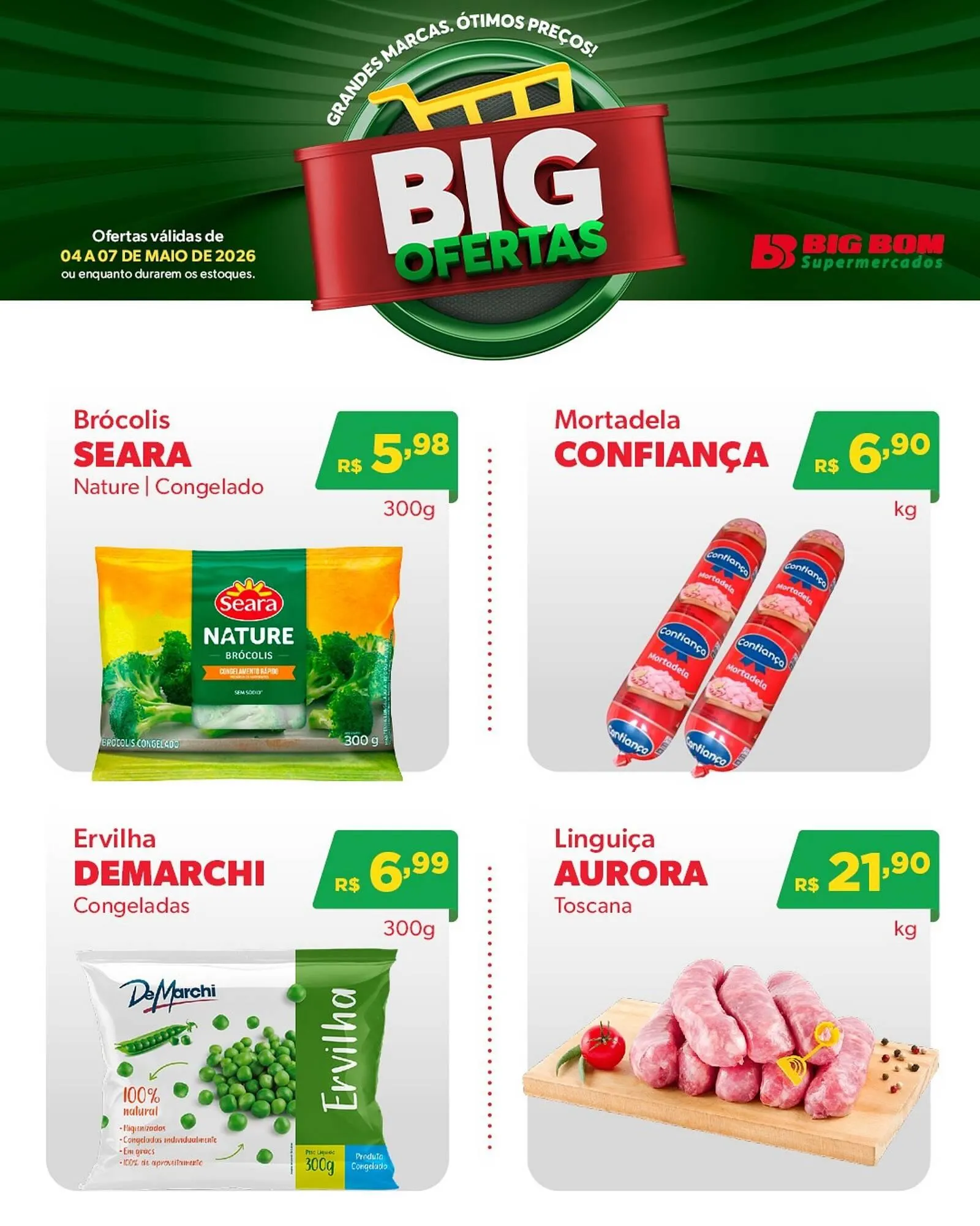 Encarte de Catálogo Big Bom Supermercados 4 de maio até 7 de maio 2026 - Pagina 6