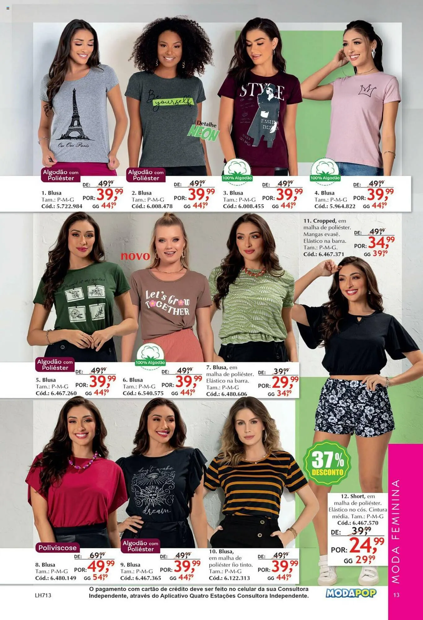 Encarte de Catálogo Quatro Estações 1 de junho até 31 de agosto 2024 - Pagina 15