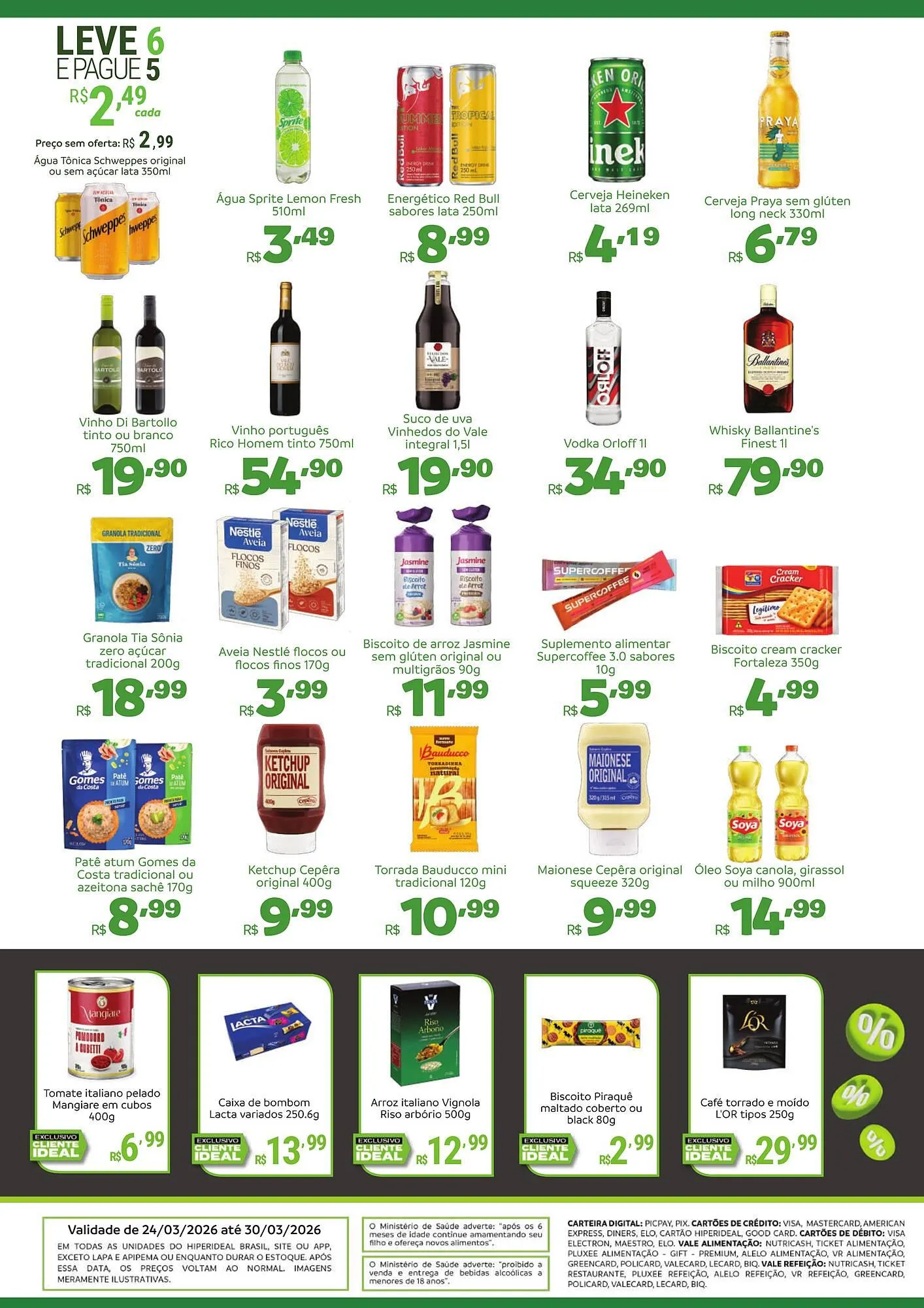 Encarte de Catálogo Hiperideal Supermercados 24 de março até 30 de março 2026 - Pagina 3