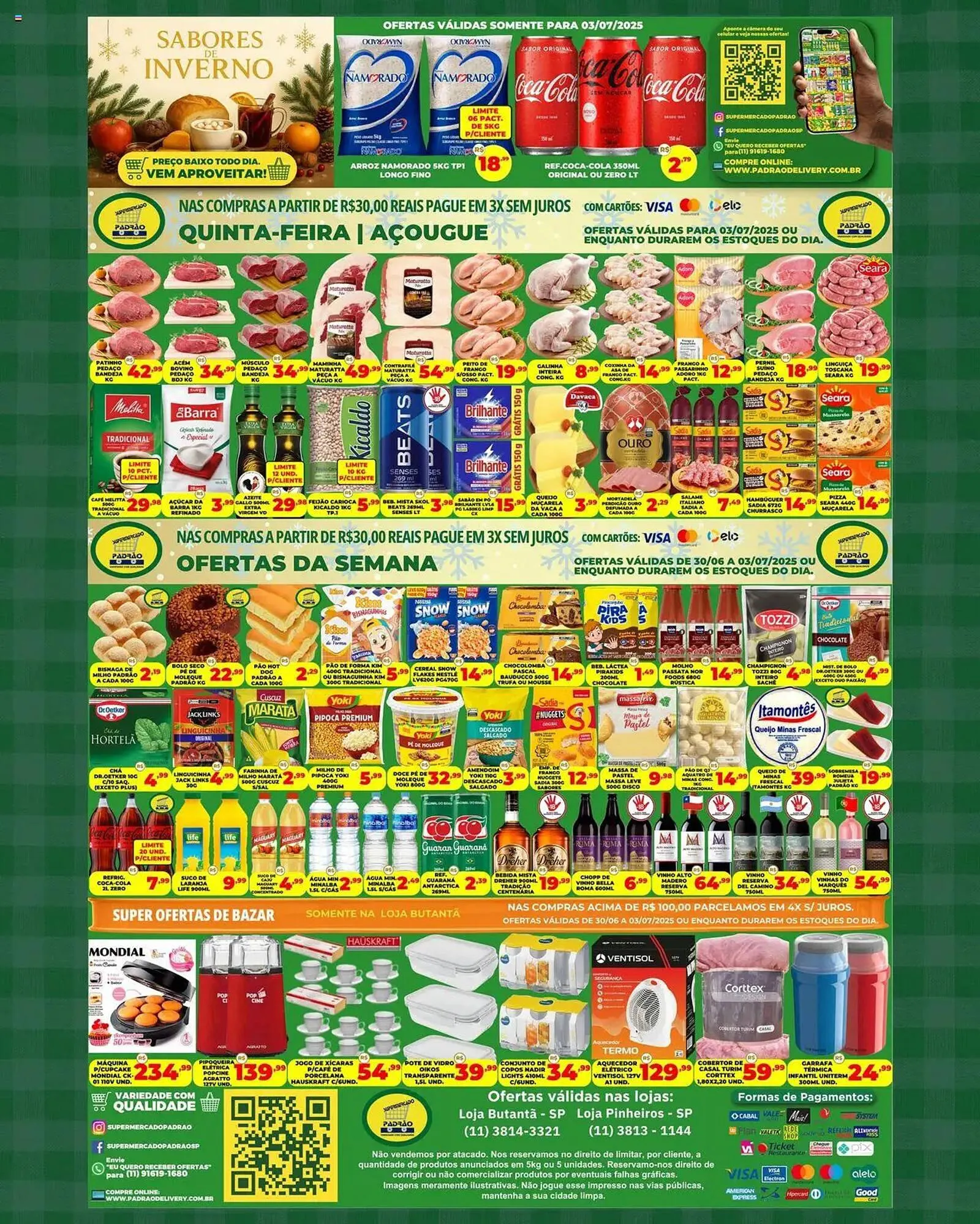 Encarte de Catálogo Supermercado Padrão 30 de junho até 3 de julho 2025 - Pagina 2