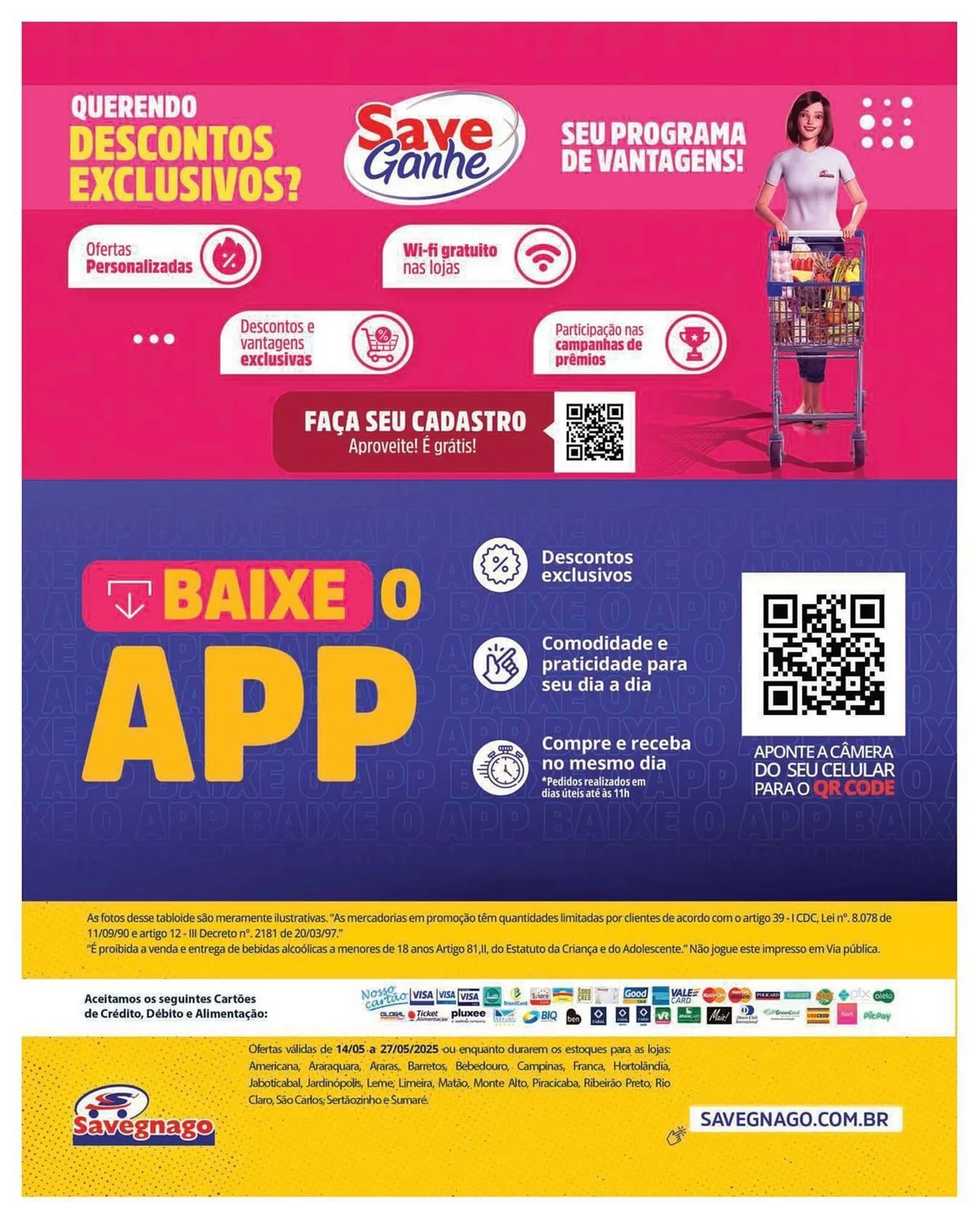 Encarte de Catálogo Supermercados Savegnago 14 de maio até 27 de maio 2025 - Pagina 16