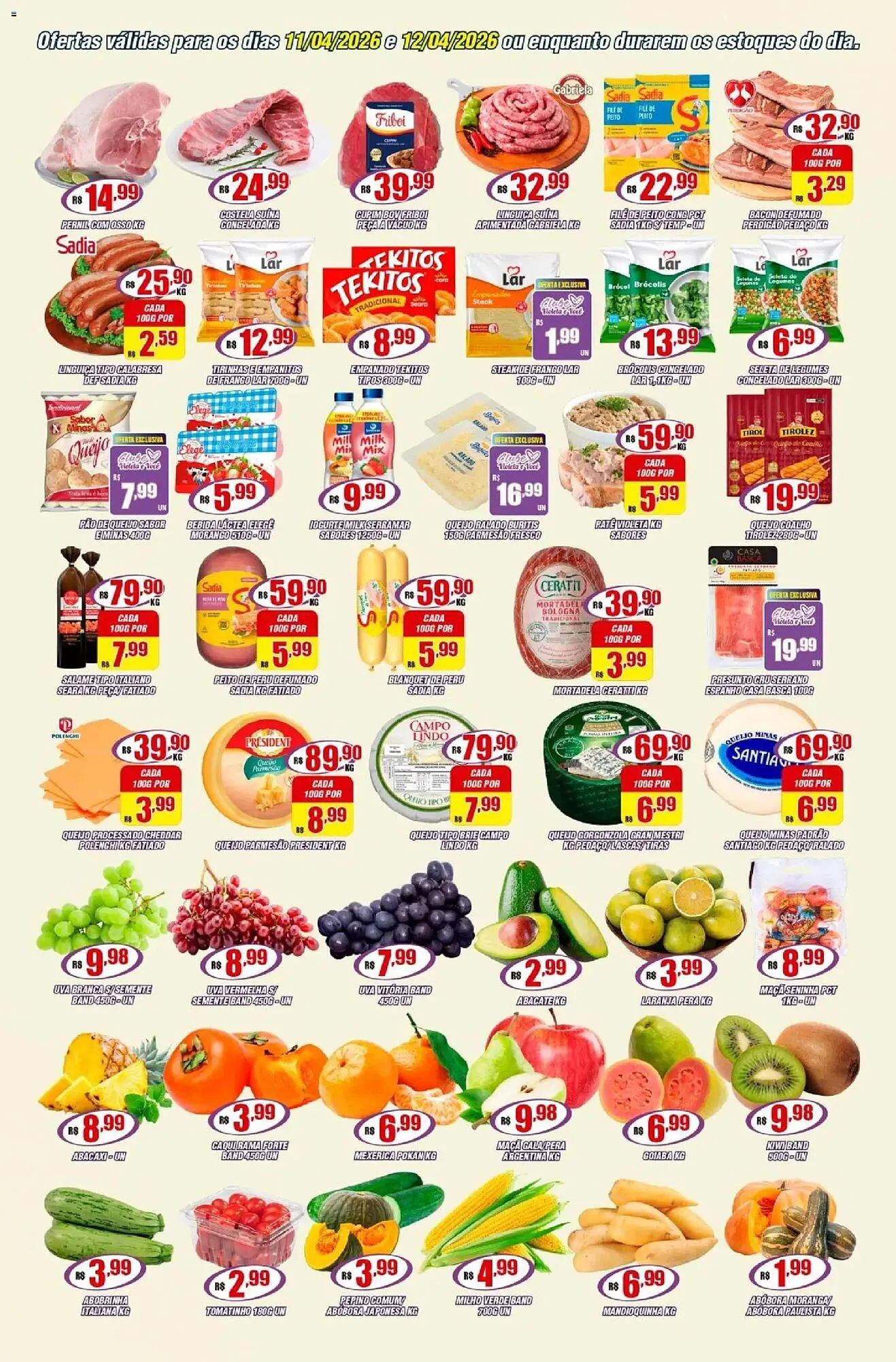 Encarte de Catálogo Violeta Supermercados 11 de abril até 12 de abril 2026 - Pagina 2
