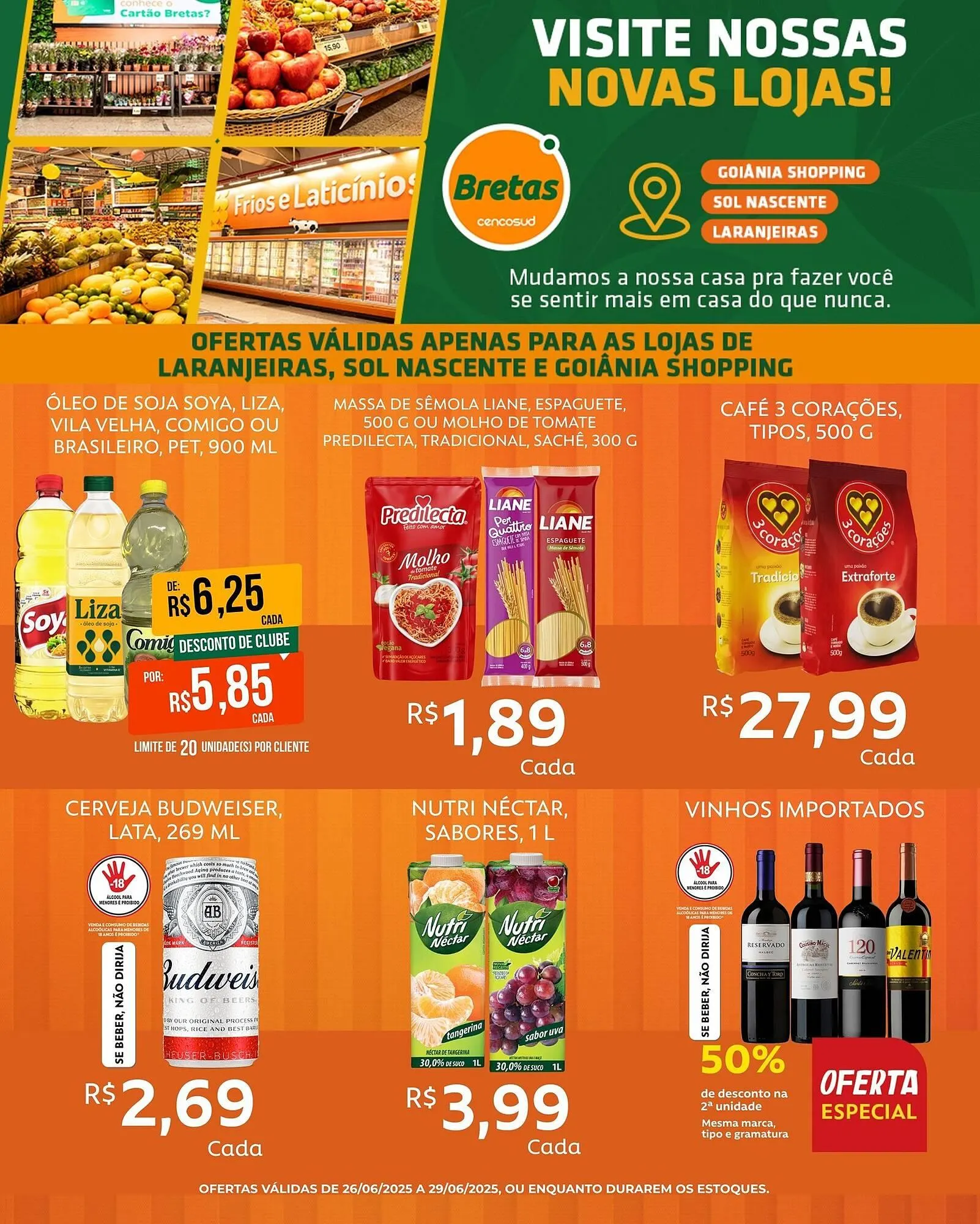 Encarte de Catálogo Supermercados Bretas 26 de junho até 29 de junho 2025 - Pagina 3