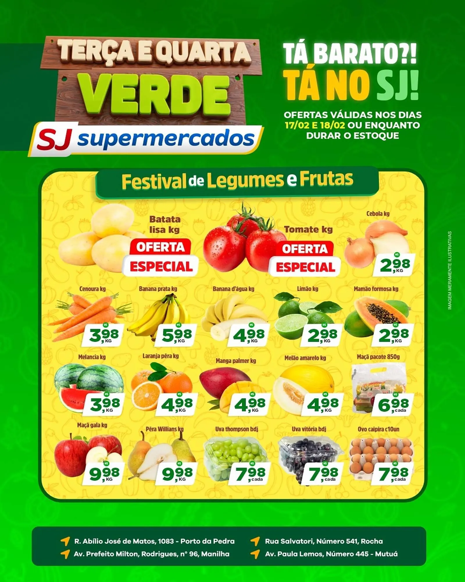 Encarte de Encarte Sj Supermercados 17 de fevereiro até 18 de fevereiro 2026 - Pagina 3