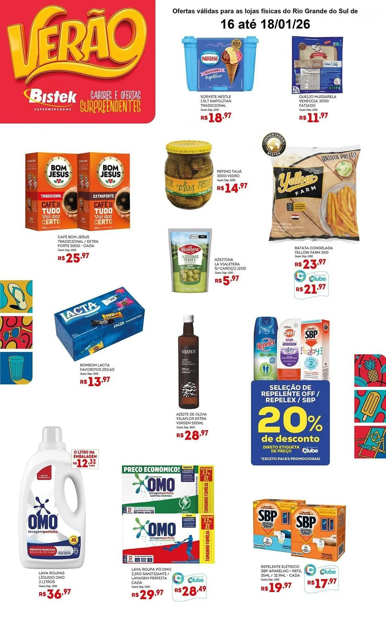 Encarte de Encarte Bistek Supermercados 16 de janeiro até 18 de janeiro 2026 - Pagina 2