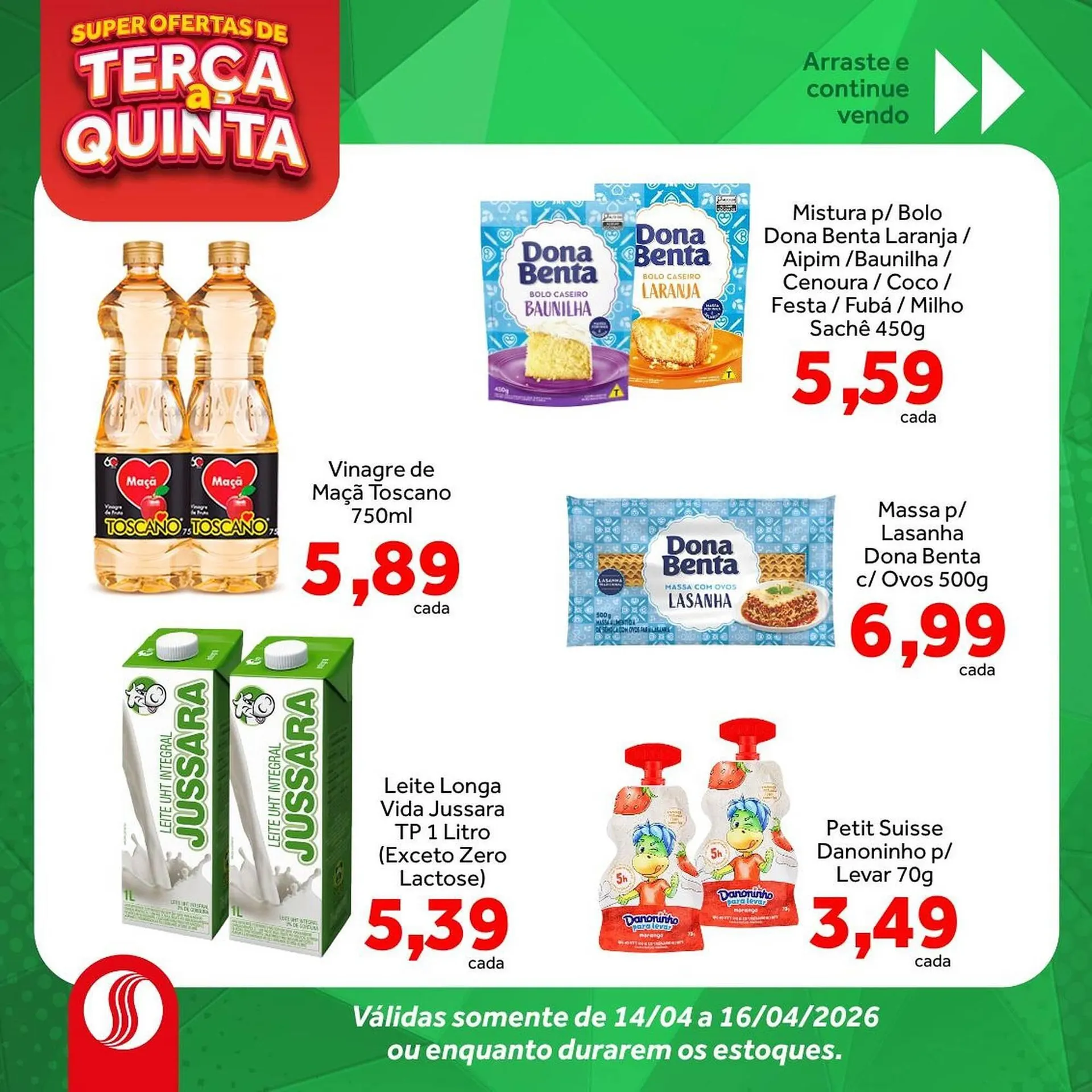 Encarte de Folheto Shibata Supermercados 14 de abril até 16 de abril 2026 - Pagina 4