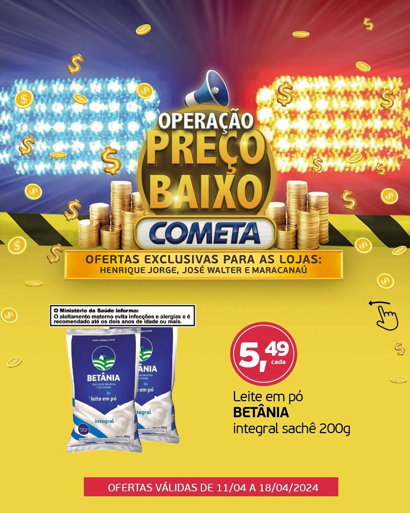 Encarte de Catálogo Cometa Supermercados 15 de abril até 18 de abril 2024 - Pagina 3