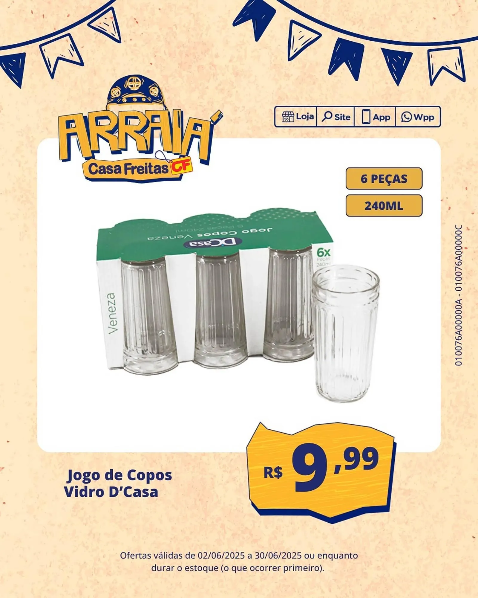 Encarte de Catálogo Casa Freitas 2 de junho até 30 de junho 2025 - Pagina 1