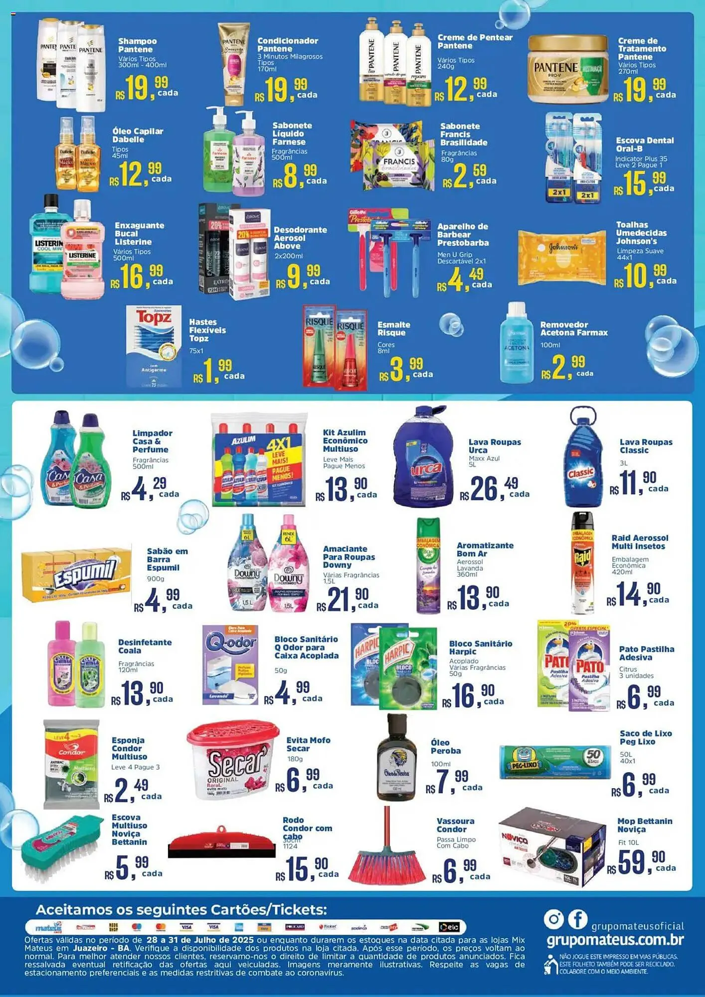 Encarte de Catálogo Supermercados Mateus 28 de julho até 31 de julho 2025 - Pagina 2