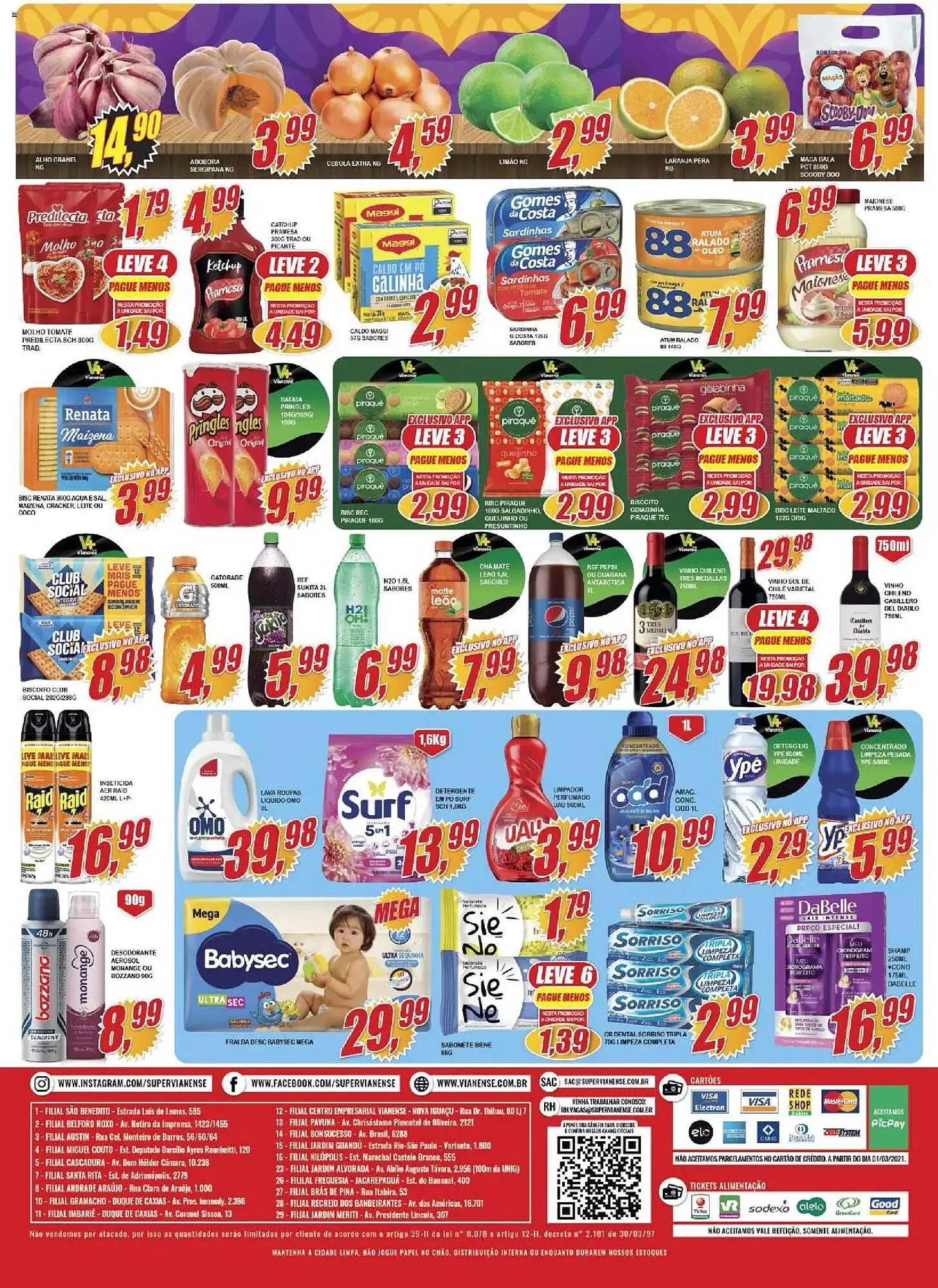 Encarte de Encarte Vianense Supermercados 22 de abril até 23 de abril 2026 - Pagina 2