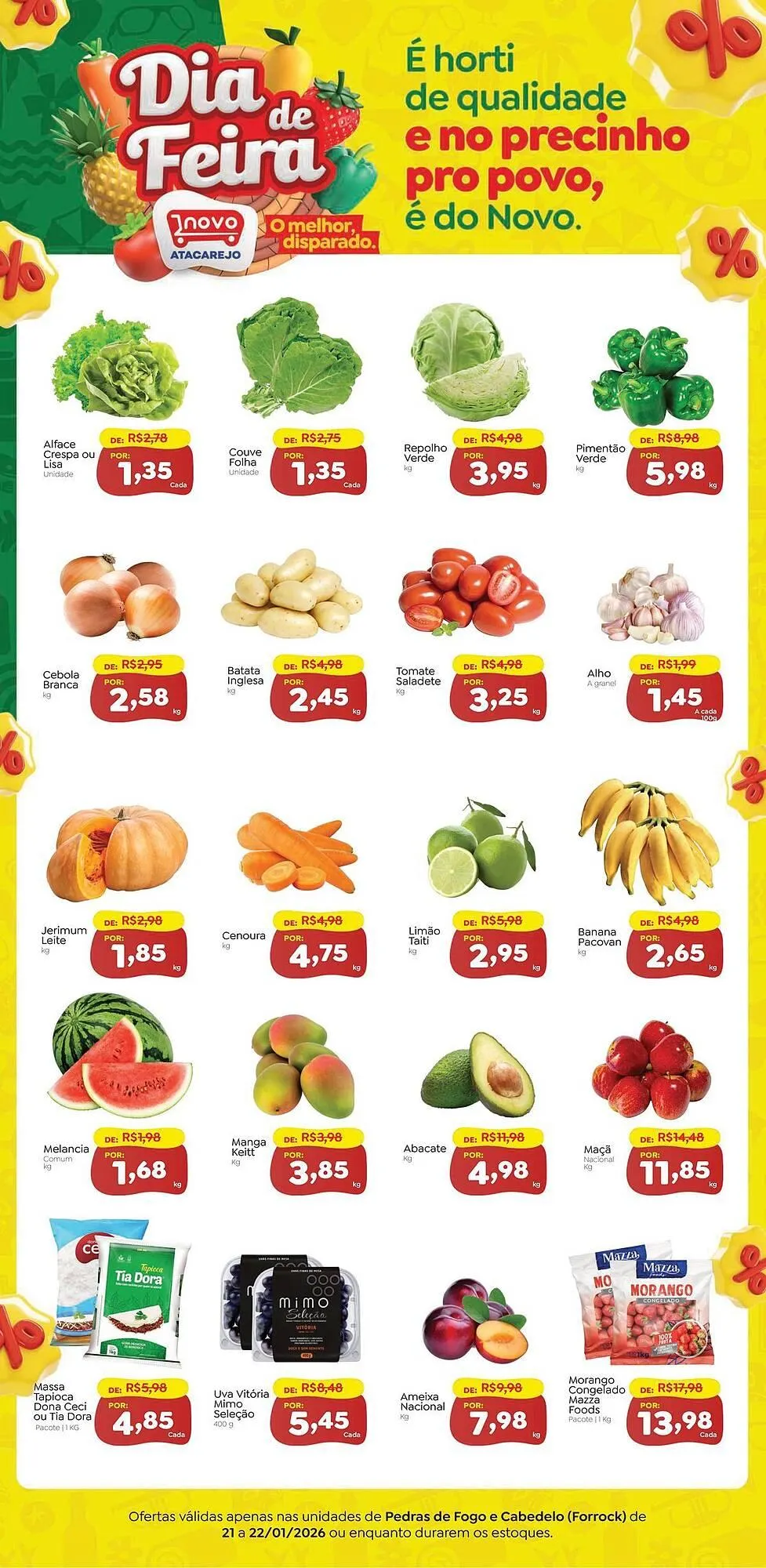 Encarte de Folheto Novo Atacarejo 21 de janeiro até 22 de janeiro 2026 - Pagina 1