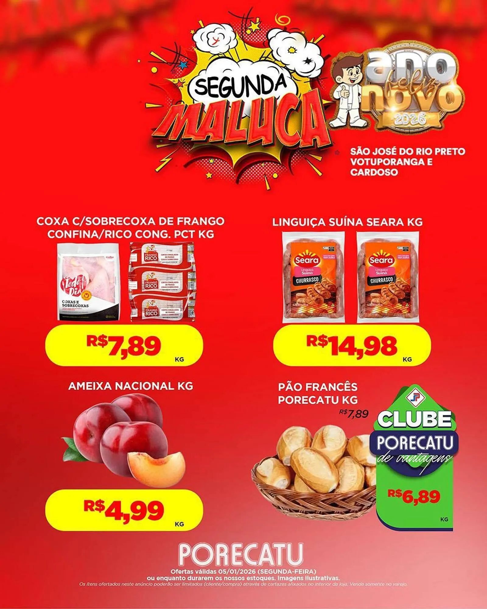 Encarte de Catálogo Supermercado Porecatu 5 de janeiro até 5 de janeiro 2026 - Pagina 2