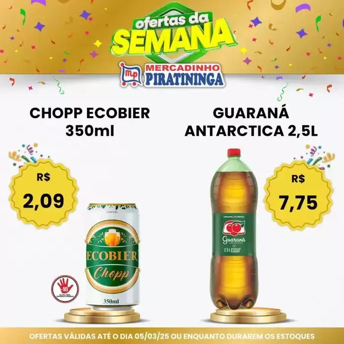Encarte de Encarte Mercadinho Piratininga 28 de fevereiro até 10 de março 2025 - Pagina 8