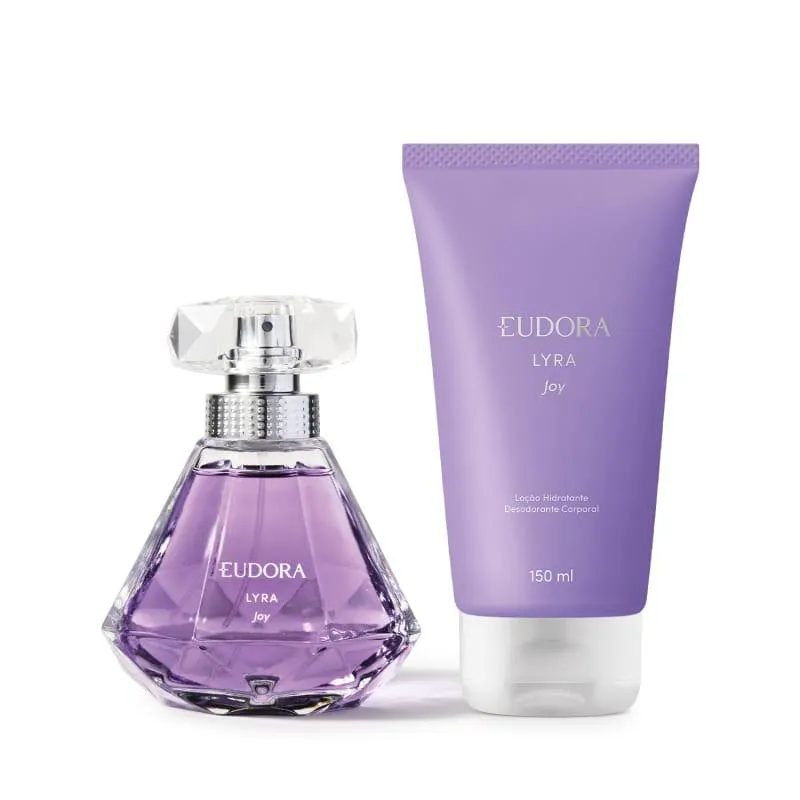 Combo Lyra Joy: Desodorante Colônia 75ml + Loção Corporal Lyra Joy 150ml