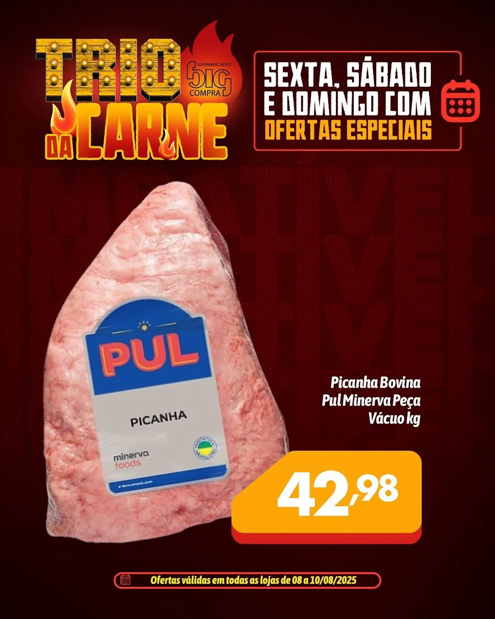 Encarte de Catálogo Supermercados Big Compra 8 de agosto até 10 de agosto 2025 - Pagina 2