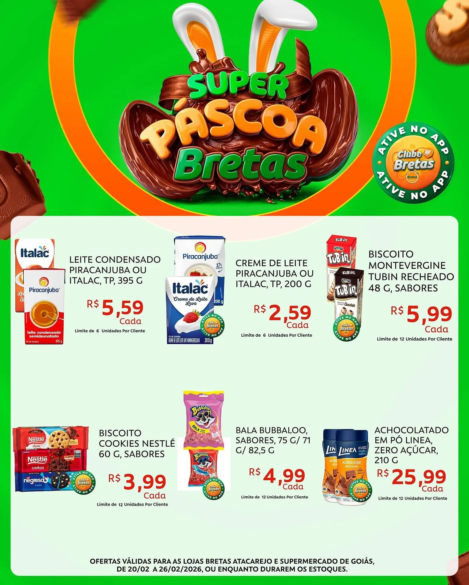 Encarte de Catálogo Supermercados Bretas 21 de fevereiro até 26 de fevereiro 2026 - Pagina 4