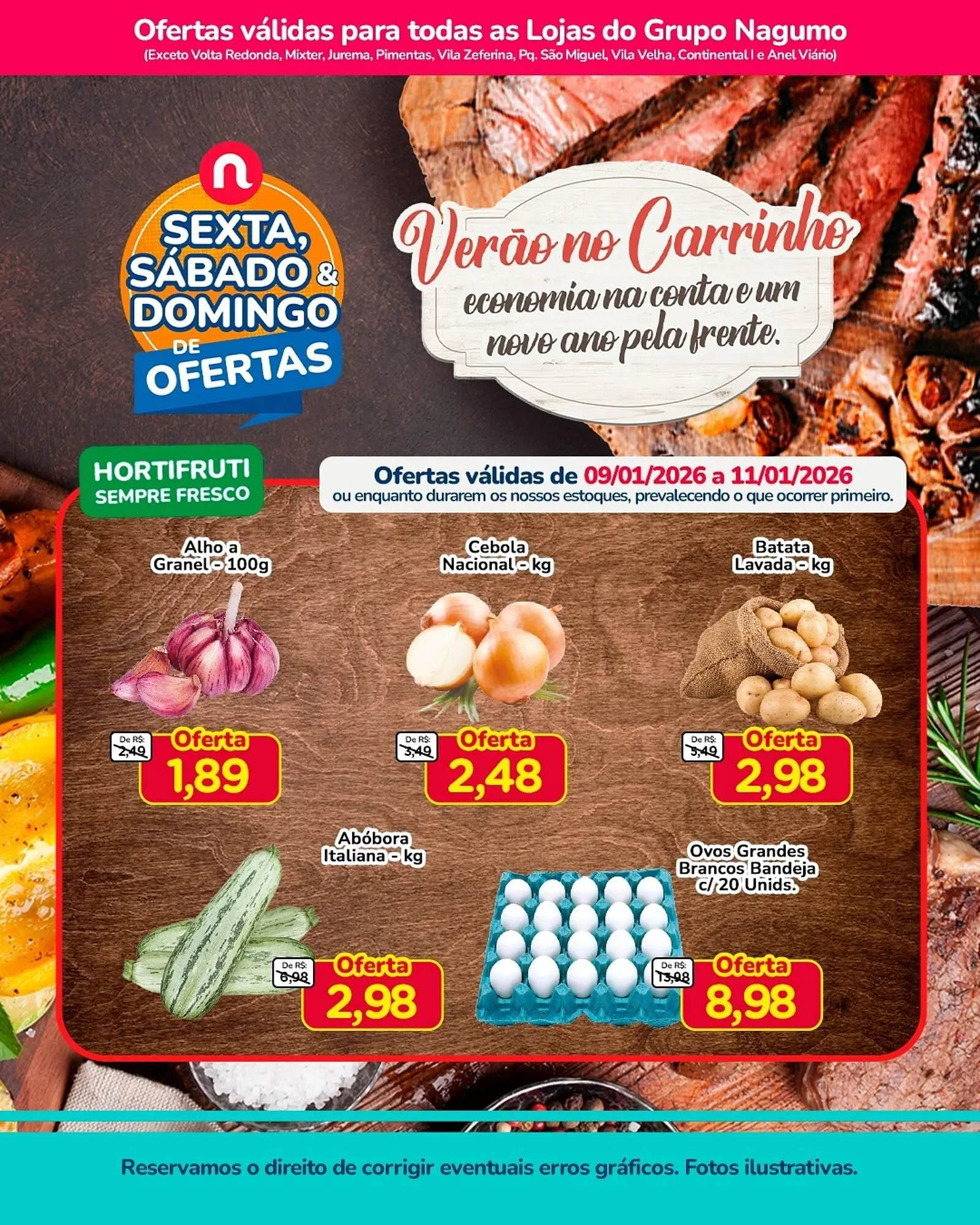 Encarte de Folheto Nagumo 9 de janeiro até 11 de janeiro 2026 - Pagina 1