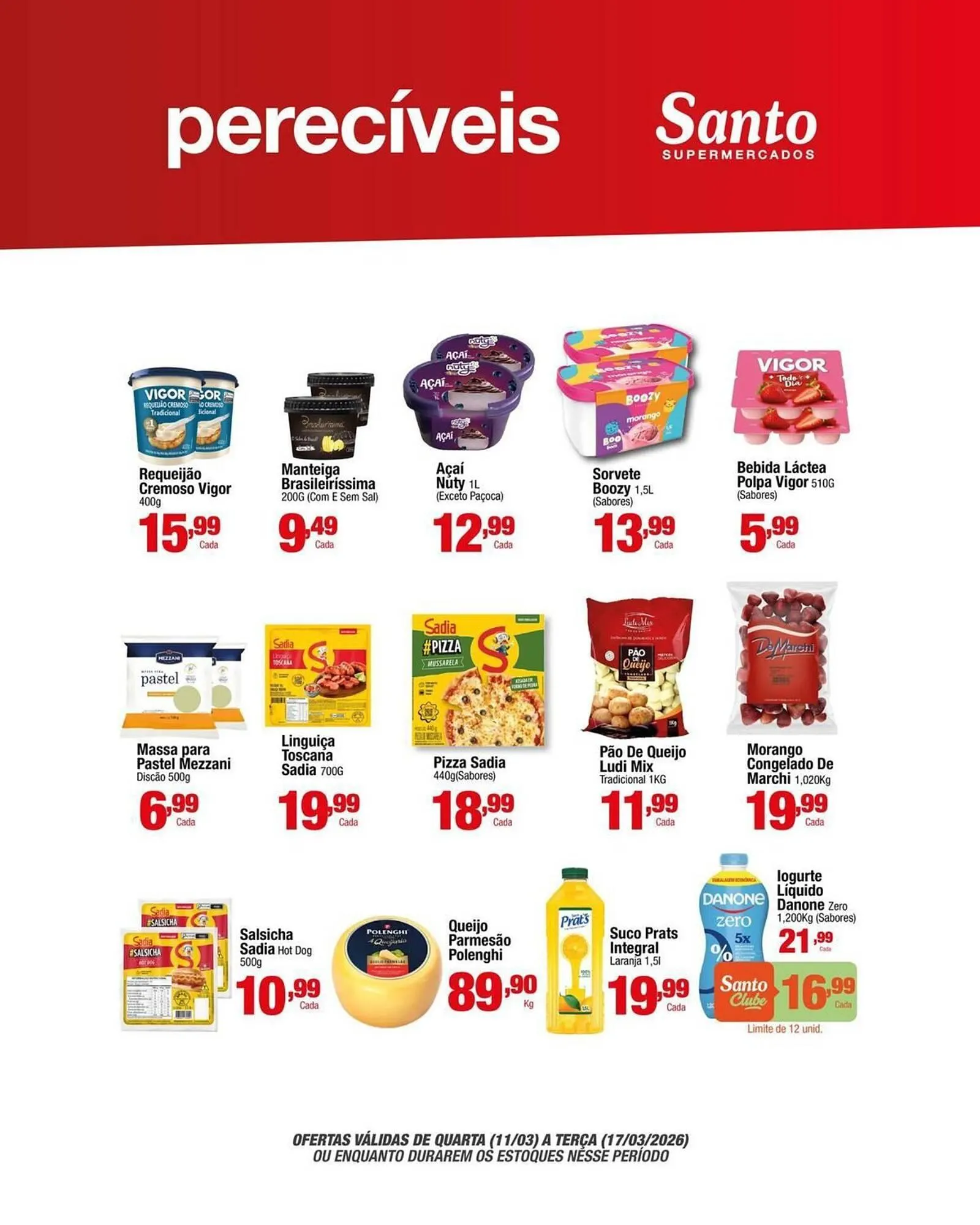 Encarte de Catálogo Santo Supermercados 13 de março até 15 de março 2026 - Pagina 8