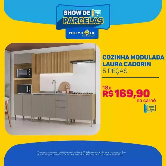 Encarte de Encarte Multiloja 11 de abril até 30 de abril 2025 - Pagina 1