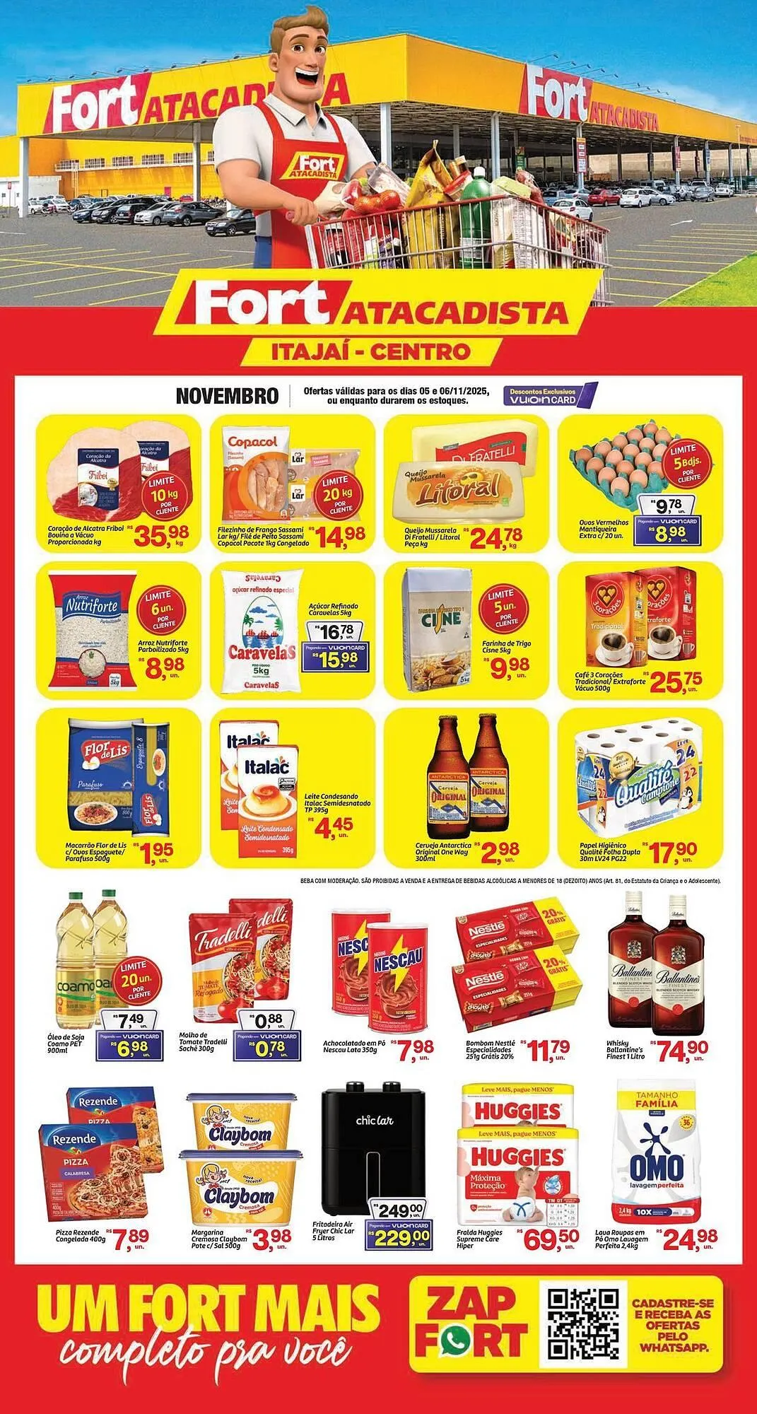 Encarte de Tabloide Fort Atacadista 5 de novembro até 6 de novembro 2025 - Pagina 1