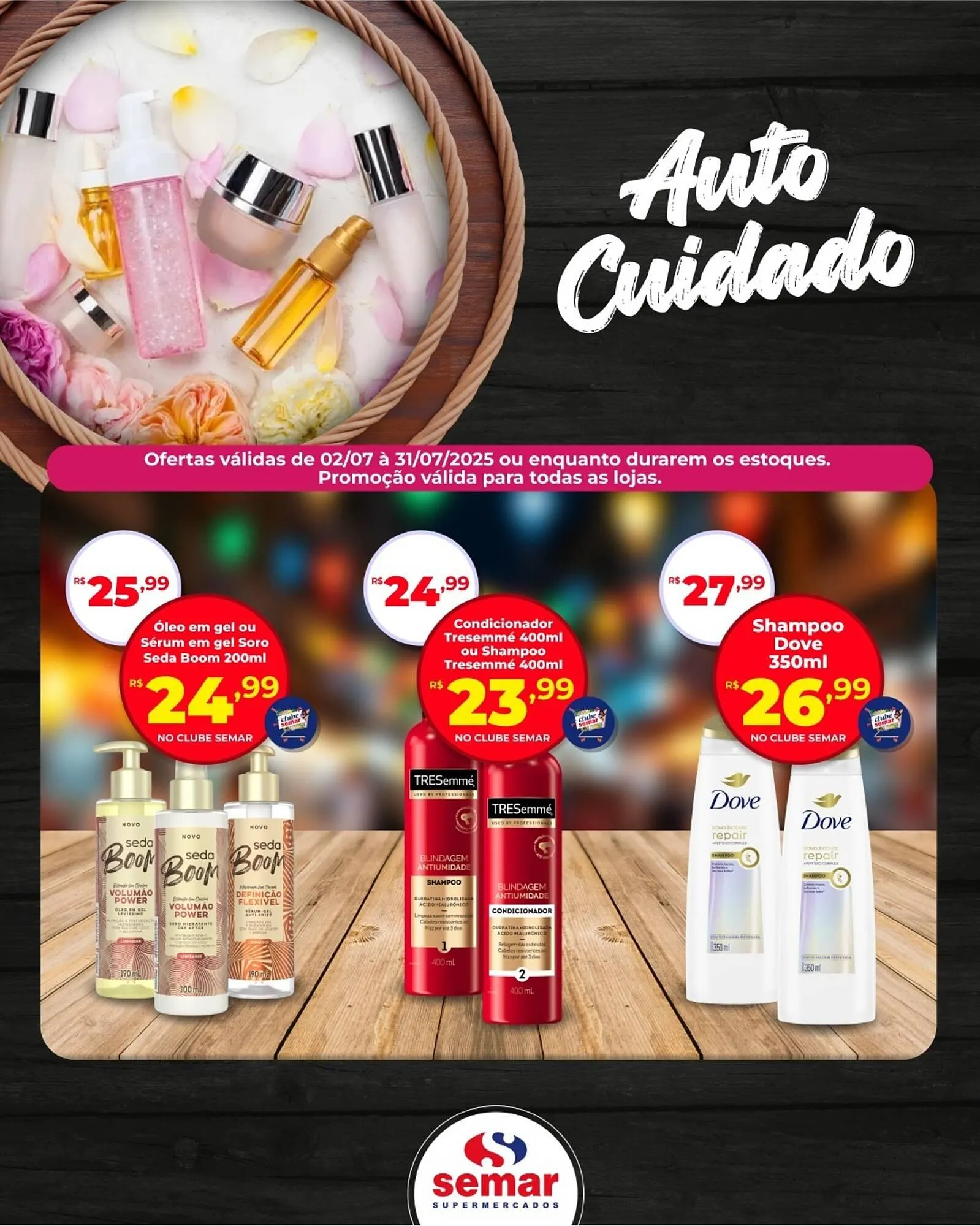 Encarte de Catálogo Semar Supermercado 10 de julho até 31 de julho 2025 - Pagina 2