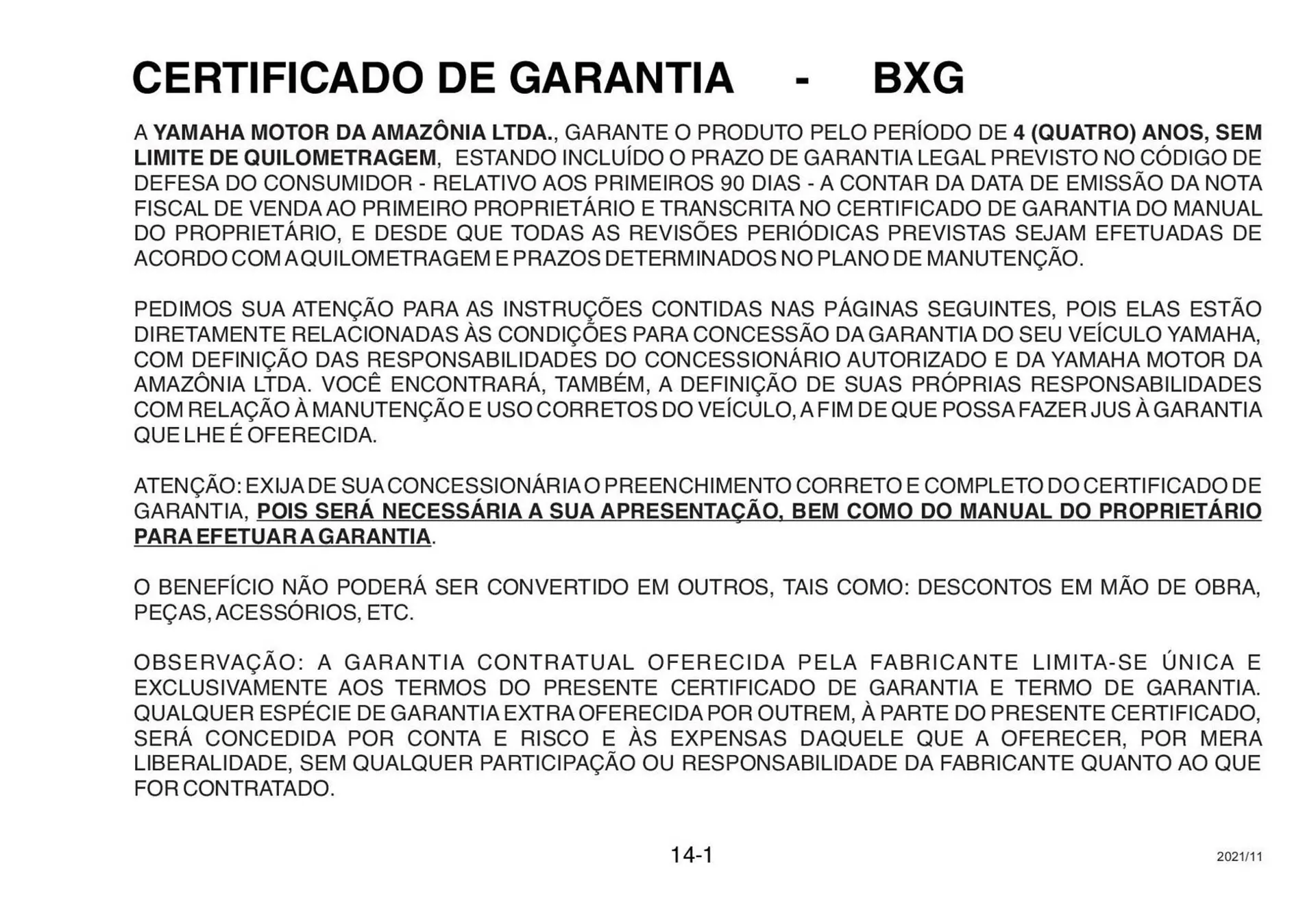 Encarte de Panfleto Yamaha 3 de fevereiro até 30 de junho 2027 - Pagina 143