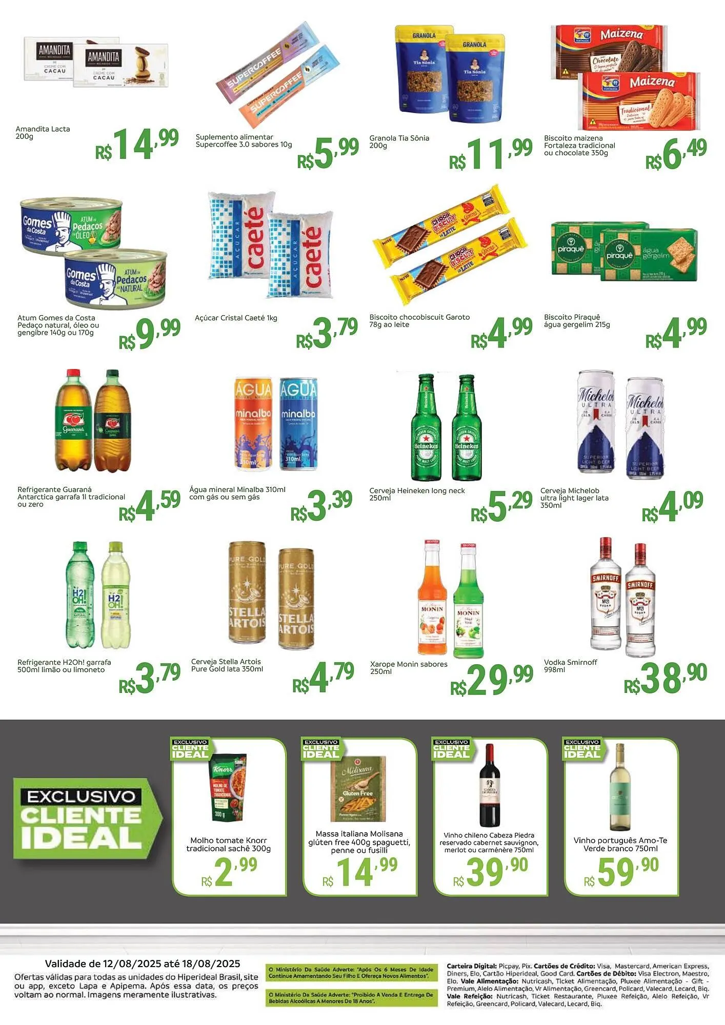 Encarte de Catálogo Hiperideal Supermercados 12 de agosto até 18 de agosto 2025 - Pagina 3
