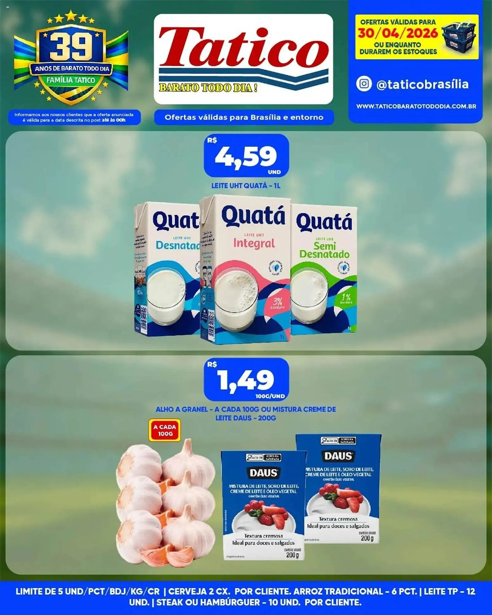 Encarte de Tabloide Tatico 30 de abril até 1 de maio 2026 - Pagina 2