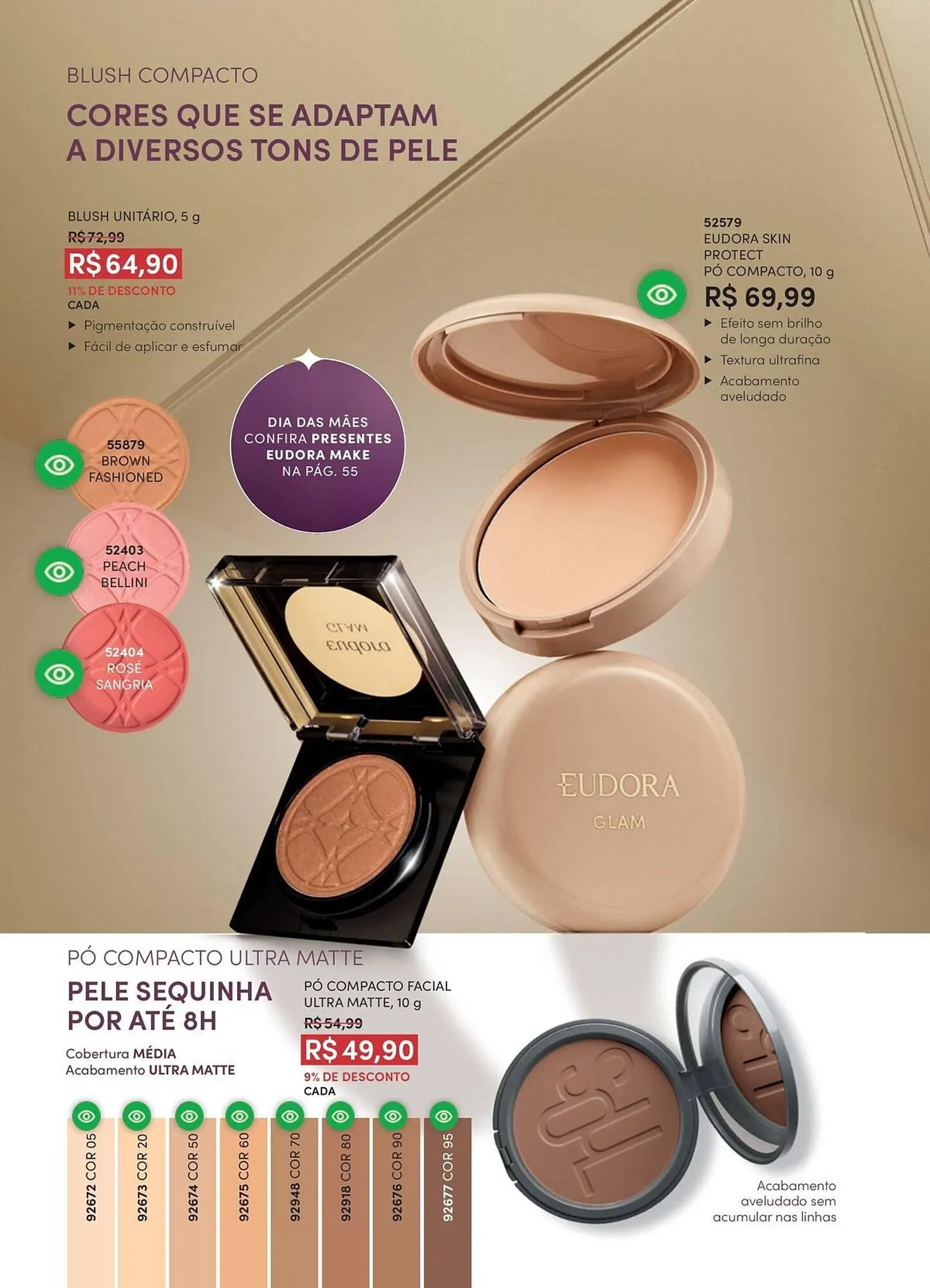 Encarte de Catálogo Eudora 1 de abril até 1 de maio 2026 - Pagina 18