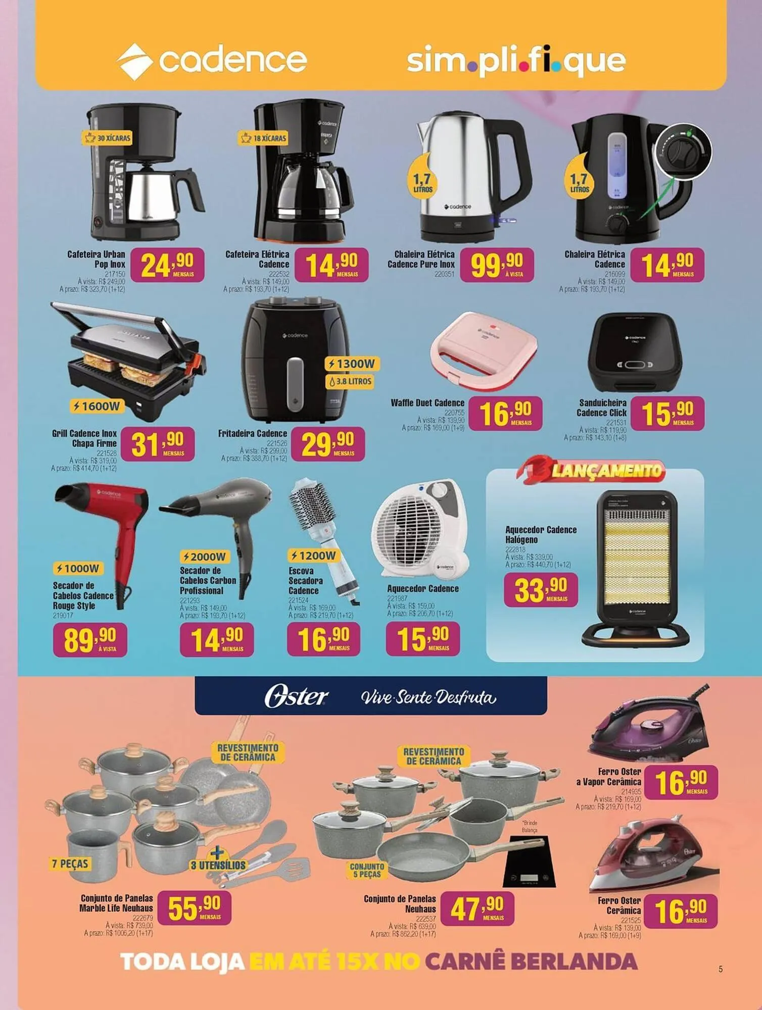 Encarte de Catálogo Berlanda 2 de maio até 25 de maio 2025 - Pagina 5