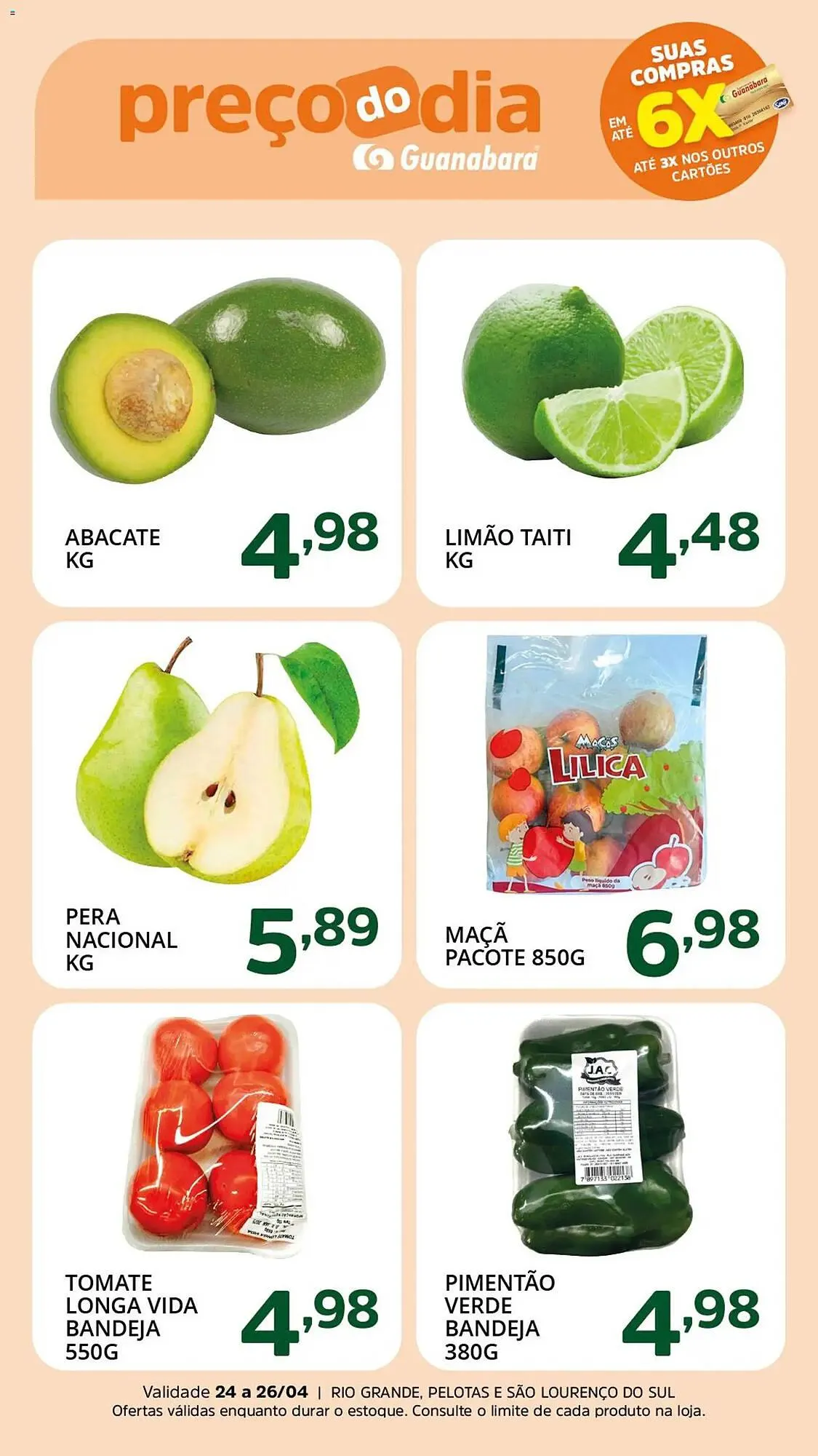 Encarte de Encarte Supermercados Guanabara 24 de abril até 26 de abril 2026 - Pagina 4