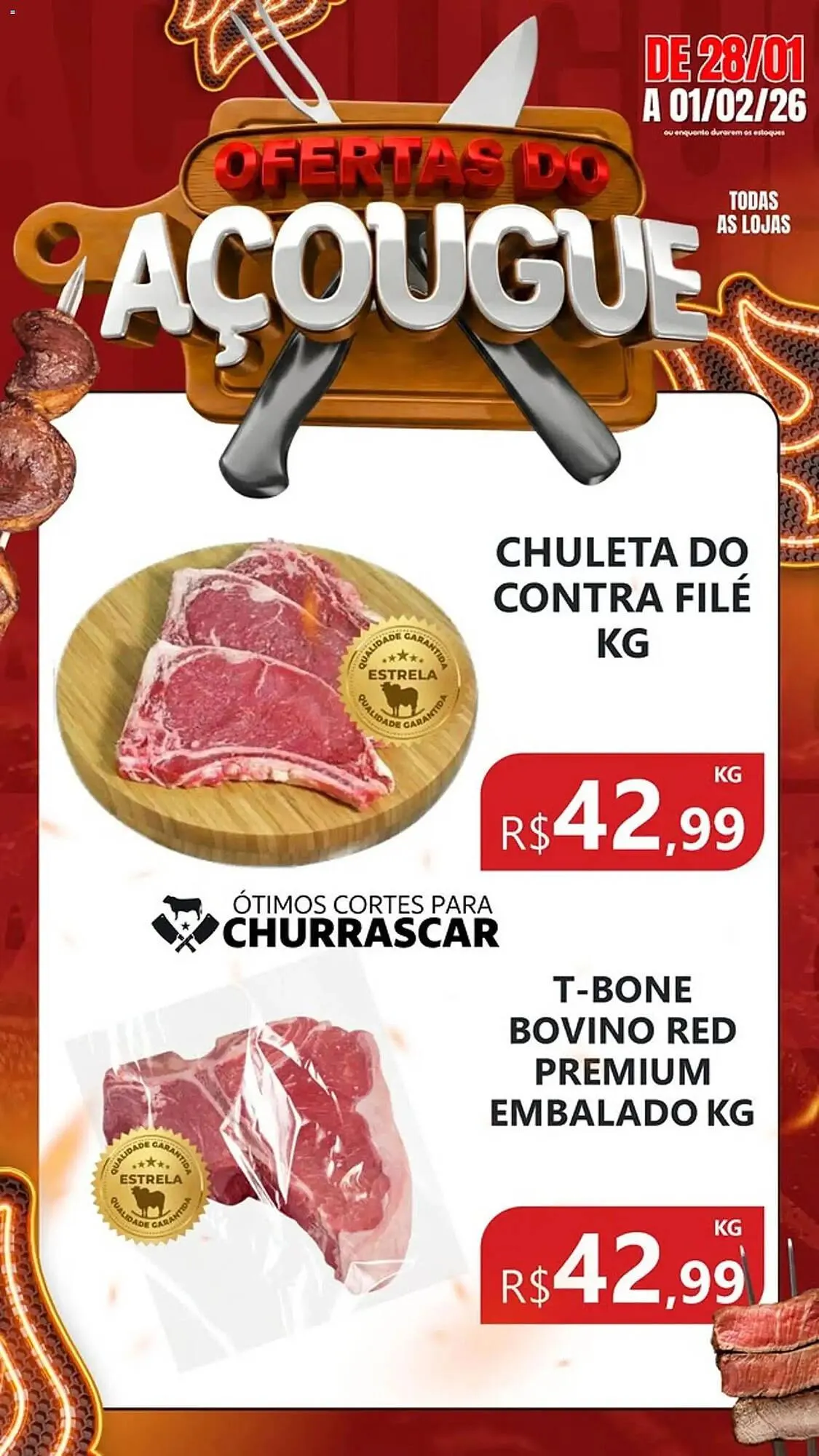 Encarte de Folheto Supermercado Estrela Azul 28 de janeiro até 1 de fevereiro 2026 - Pagina 4