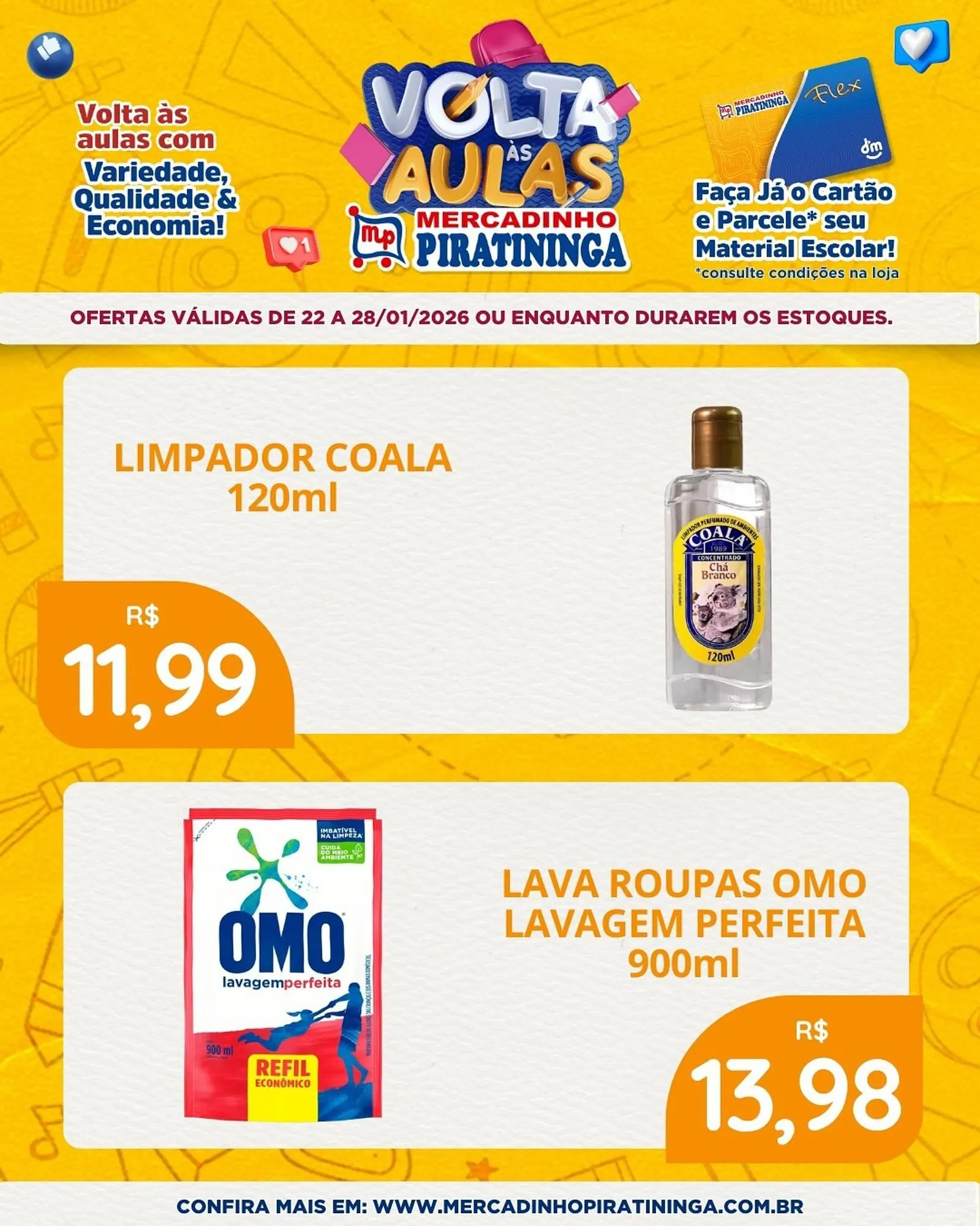 Encarte de Catálogo Mercadinho Piratininga 22 de janeiro até 28 de janeiro 2026 - Pagina 4
