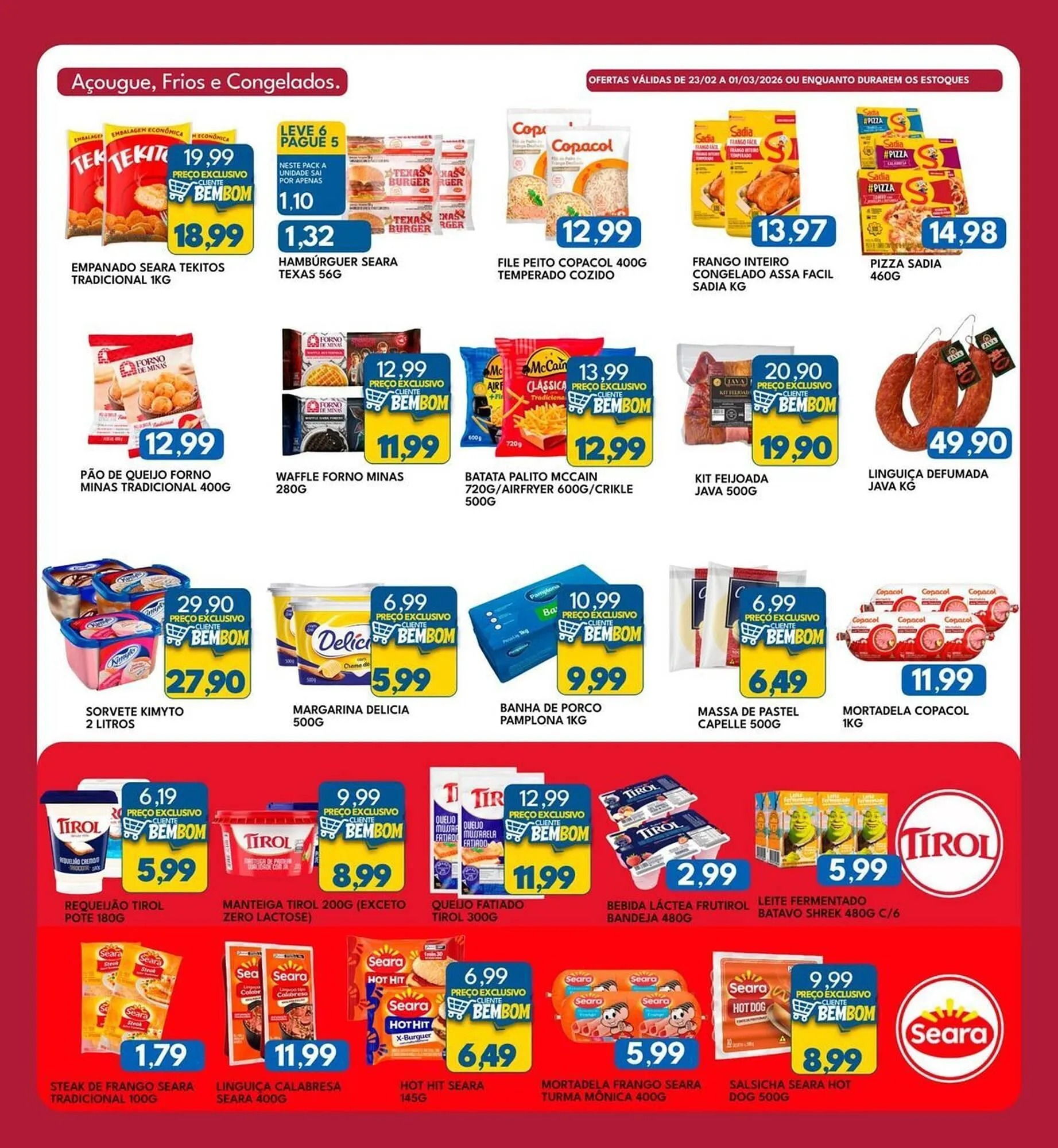 Encarte de Catálogo Rancho Bom Supermercados 23 de fevereiro até 1 de março 2026 - Pagina 4