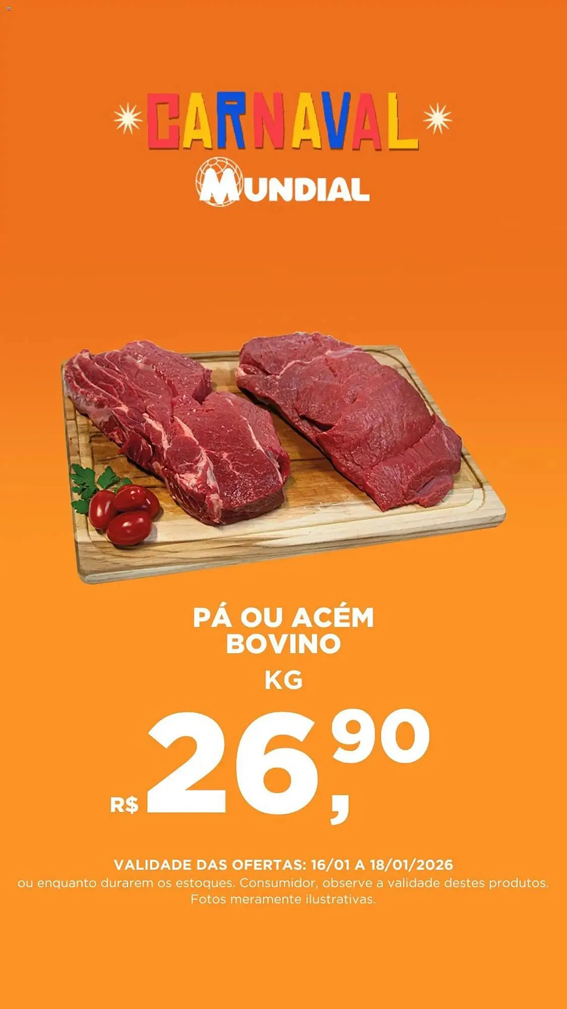 Encarte de Encarte Supermercados Mundial 16 de janeiro até 18 de janeiro 2026 - Pagina 2