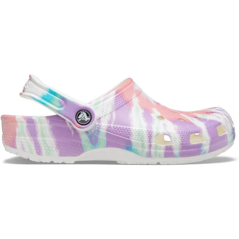 Sandália Crocs Classic Tie Dye Graphic Clog FRESCO/MULTI