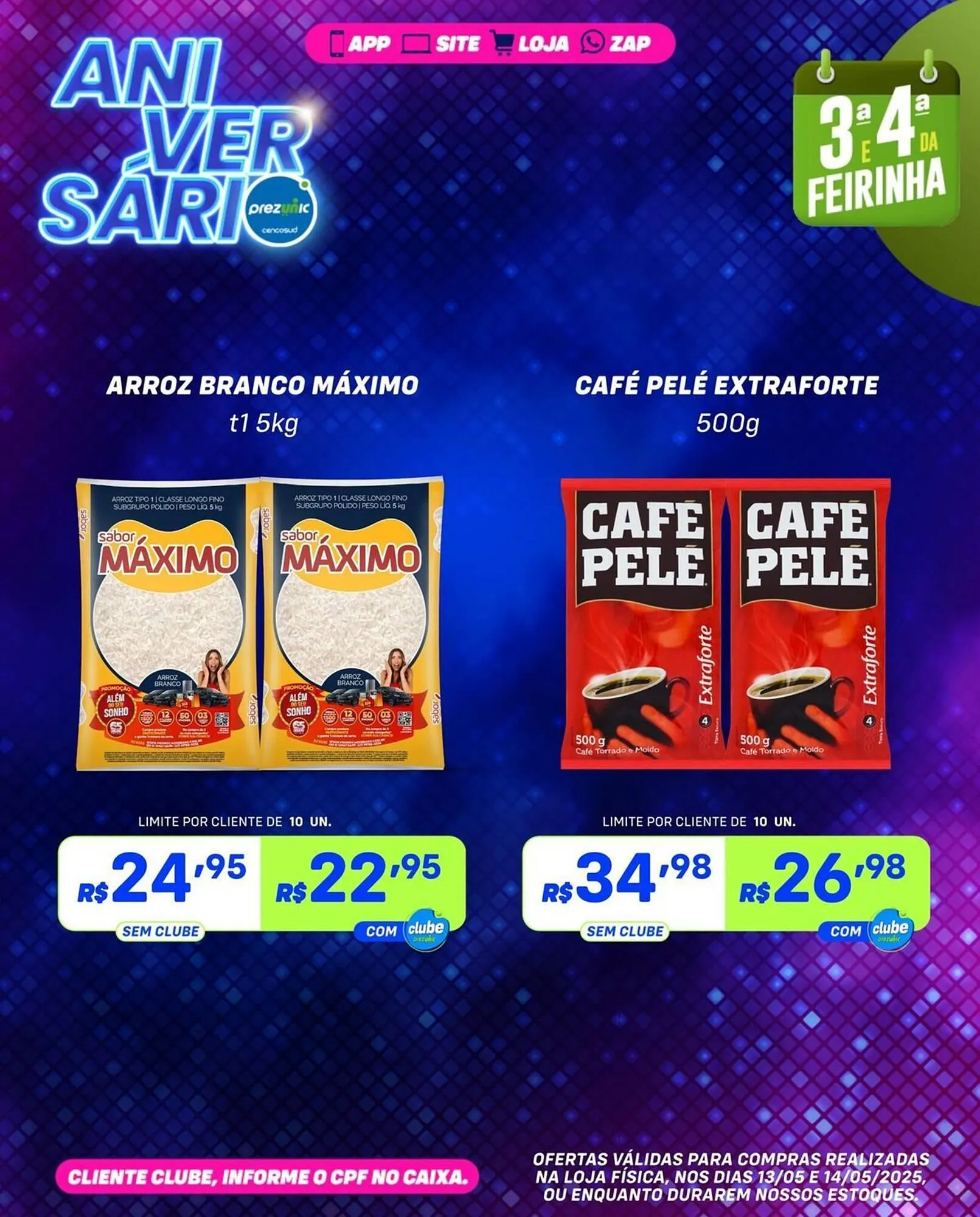 Encarte de Catálogo Prezunic 13 de maio até 14 de maio 2025 - Pagina 5