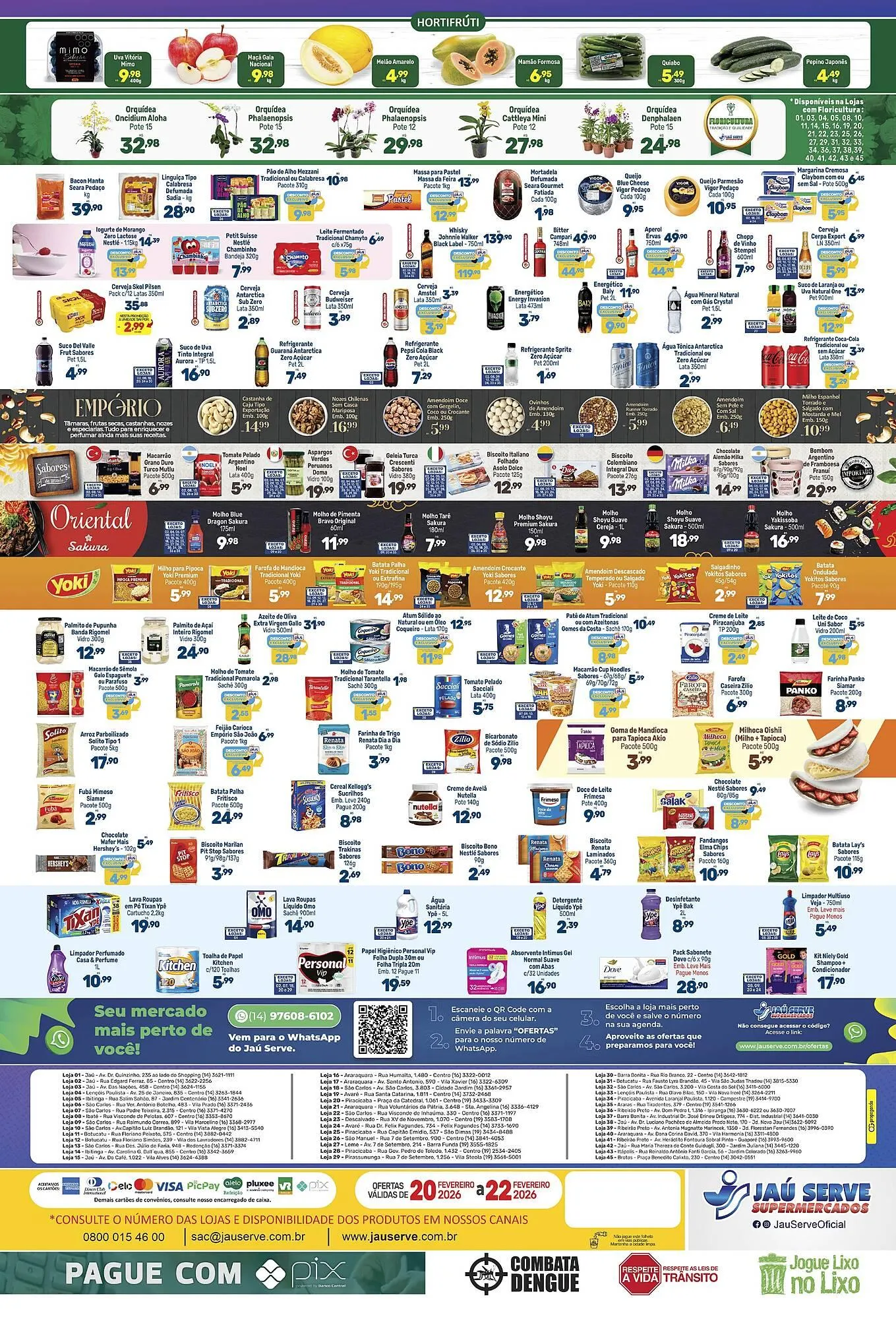 Encarte de Catálogo Supermercados Jau Serve 20 de fevereiro até 22 de fevereiro 2026 - Pagina 2