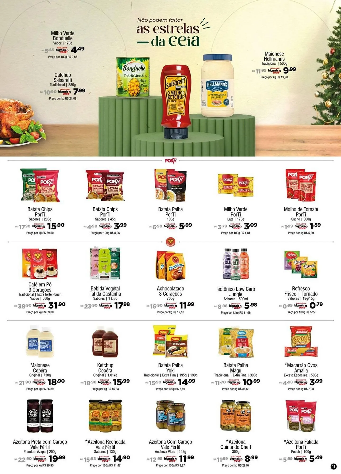 Encarte de Catálogo Big Mais Supermercados 10 de dezembro até 6 de janeiro 2026 - Pagina 11