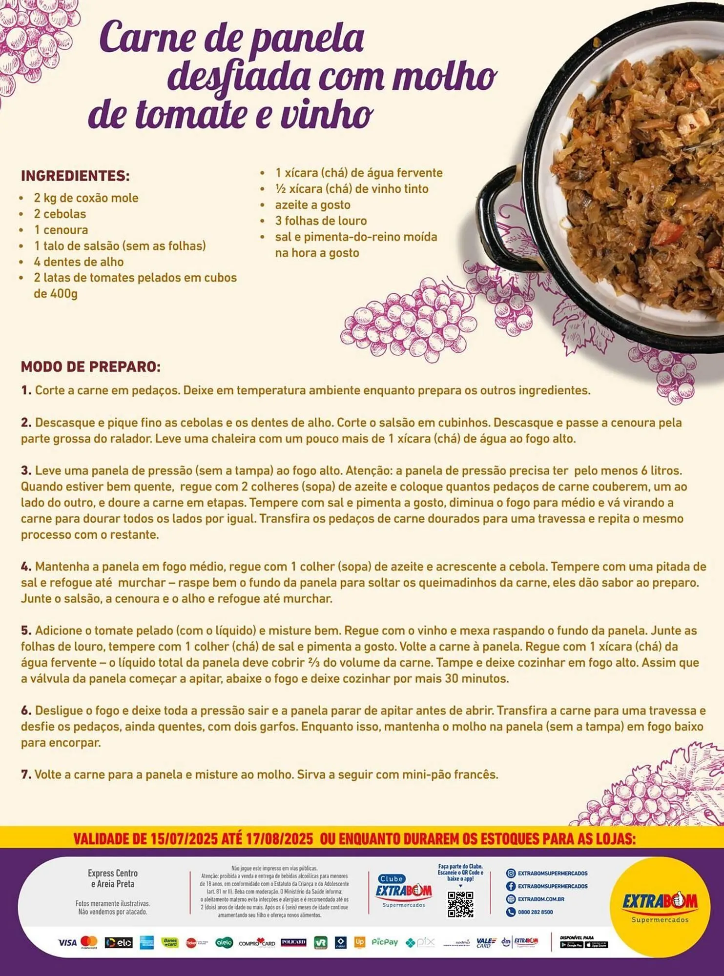 Encarte de Catálogo Extrabom Supermercados 24 de julho até 6 de agosto 2025 - Pagina 16