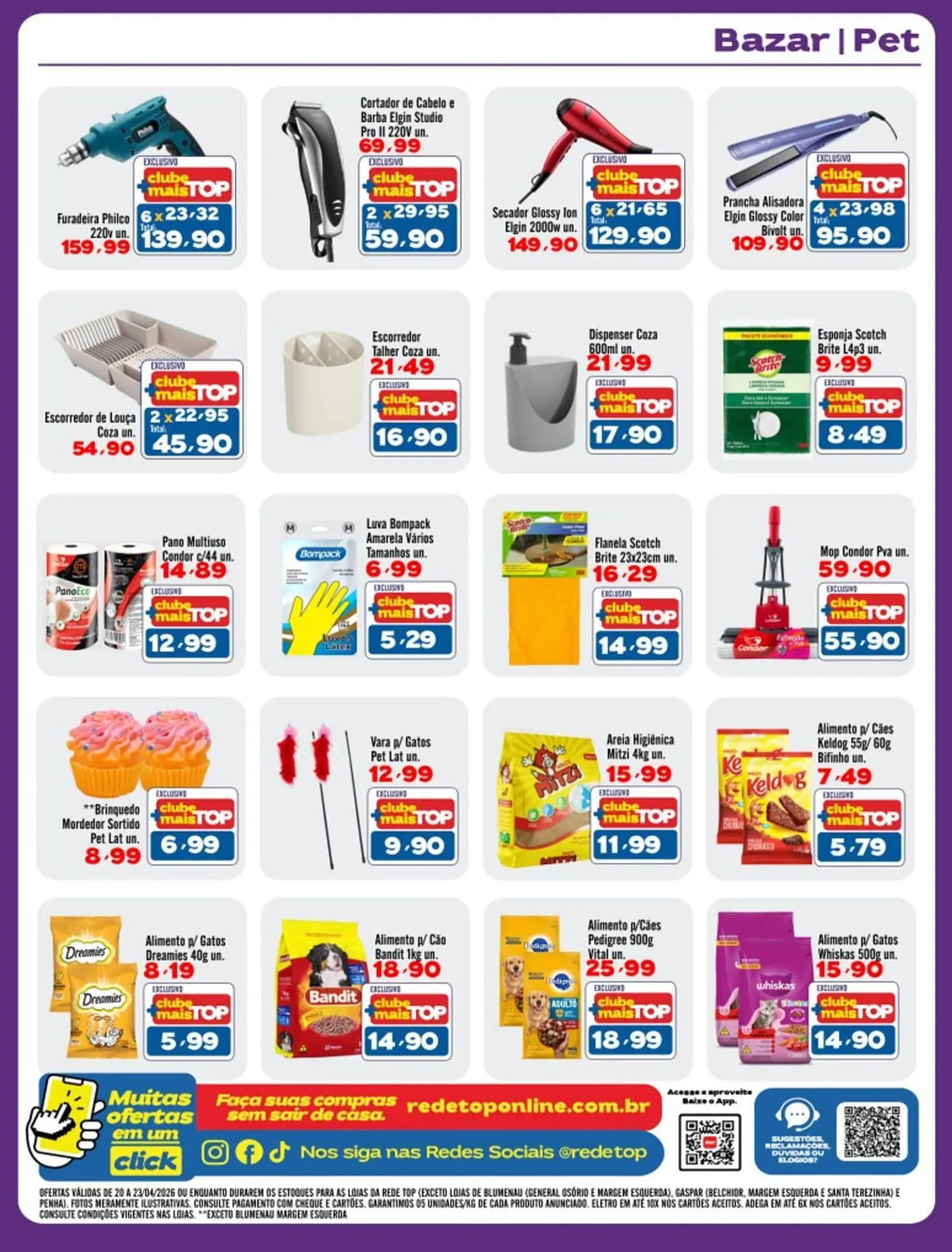 Encarte de Encarte Rede Top 20 de abril até 23 de abril 2026 - Pagina 12