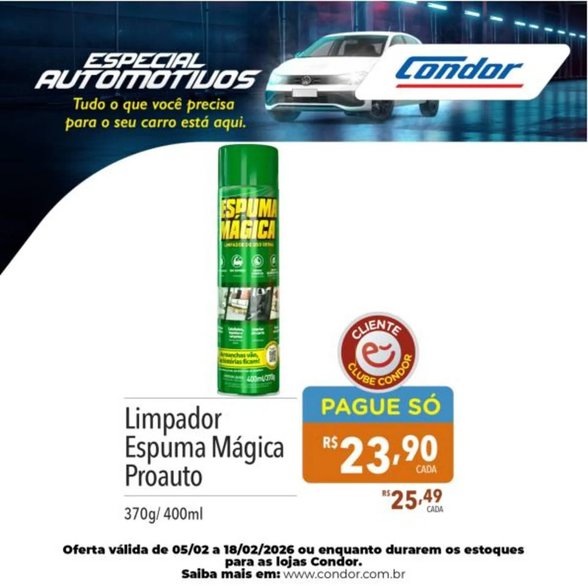 Encarte de Catálogo Supermercados Condor 11 de fevereiro até 22 de fevereiro 2026 - Pagina 33