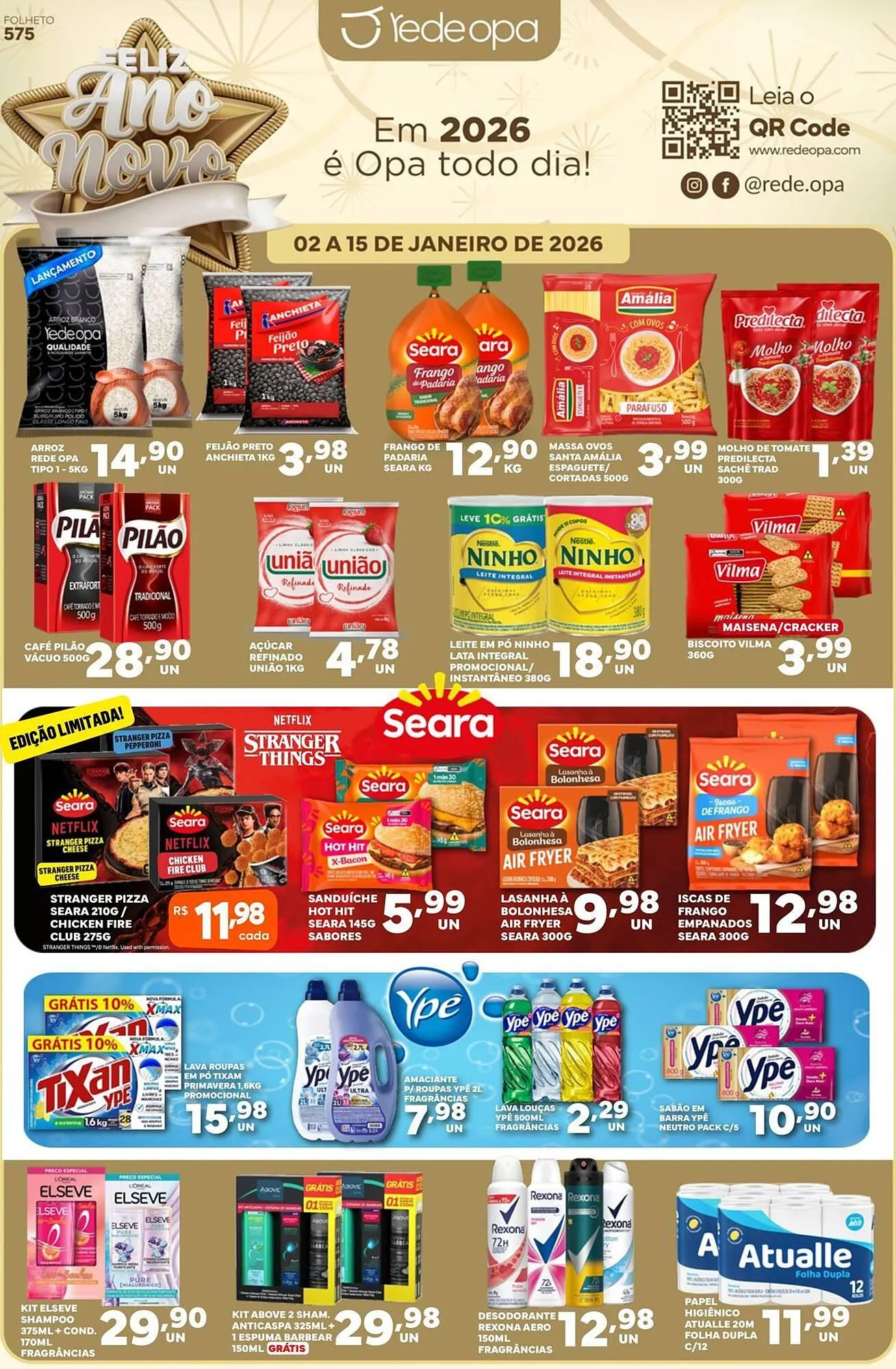 Encarte de Catálogo Rede Opa 6 de janeiro até 15 de janeiro 2026 - Pagina 1