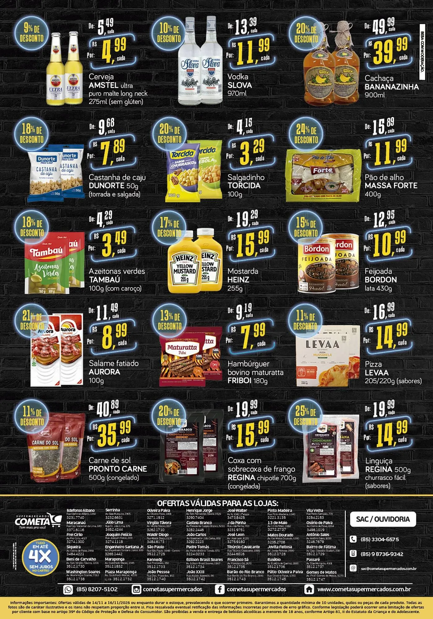 Encarte de Encarte Cometa Supermercados 14 de novembro até 16 de novembro 2025 - Pagina 2