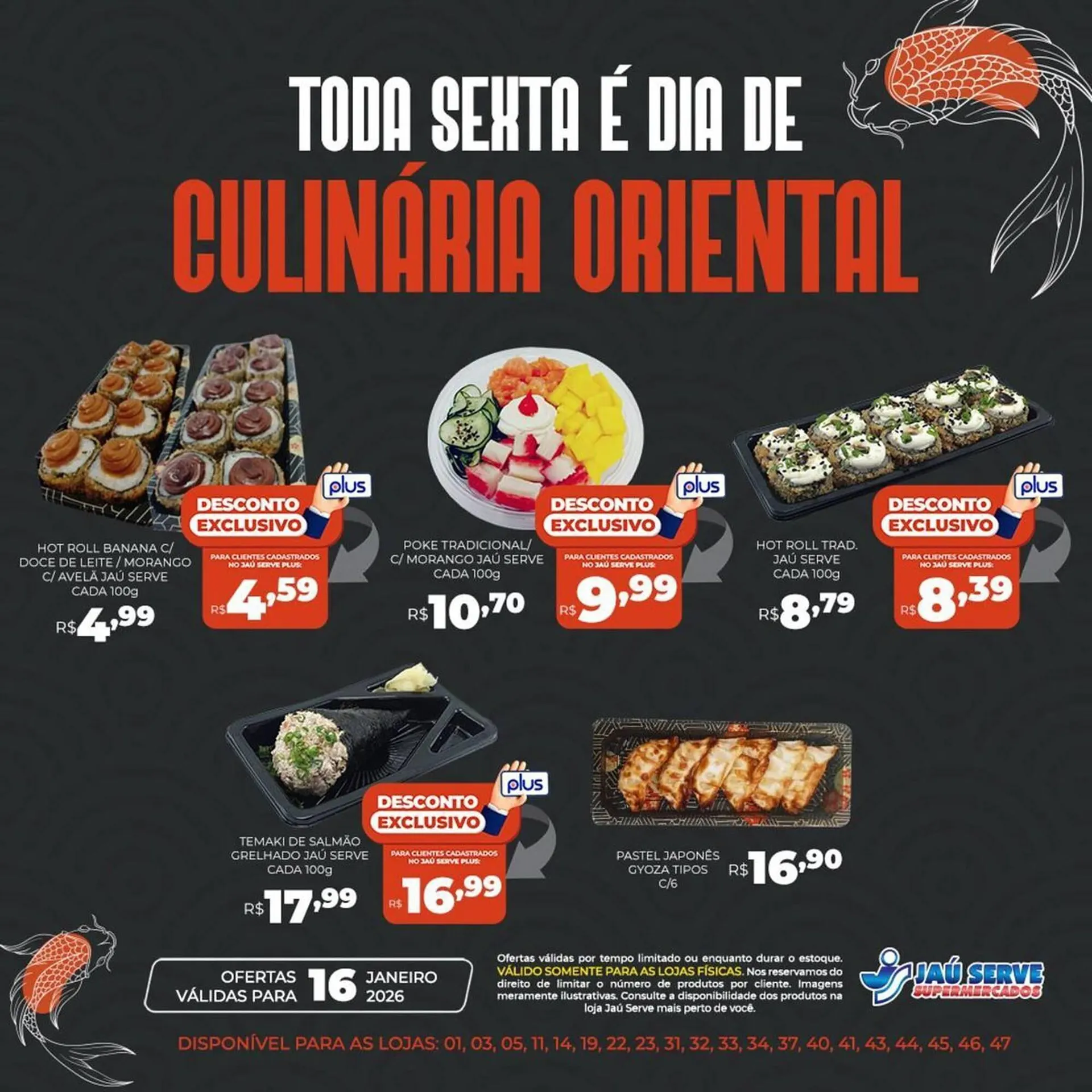 Encarte de Catálogo Supermercados Jau Serve 16 de janeiro até 16 de janeiro 2026 - Pagina 1