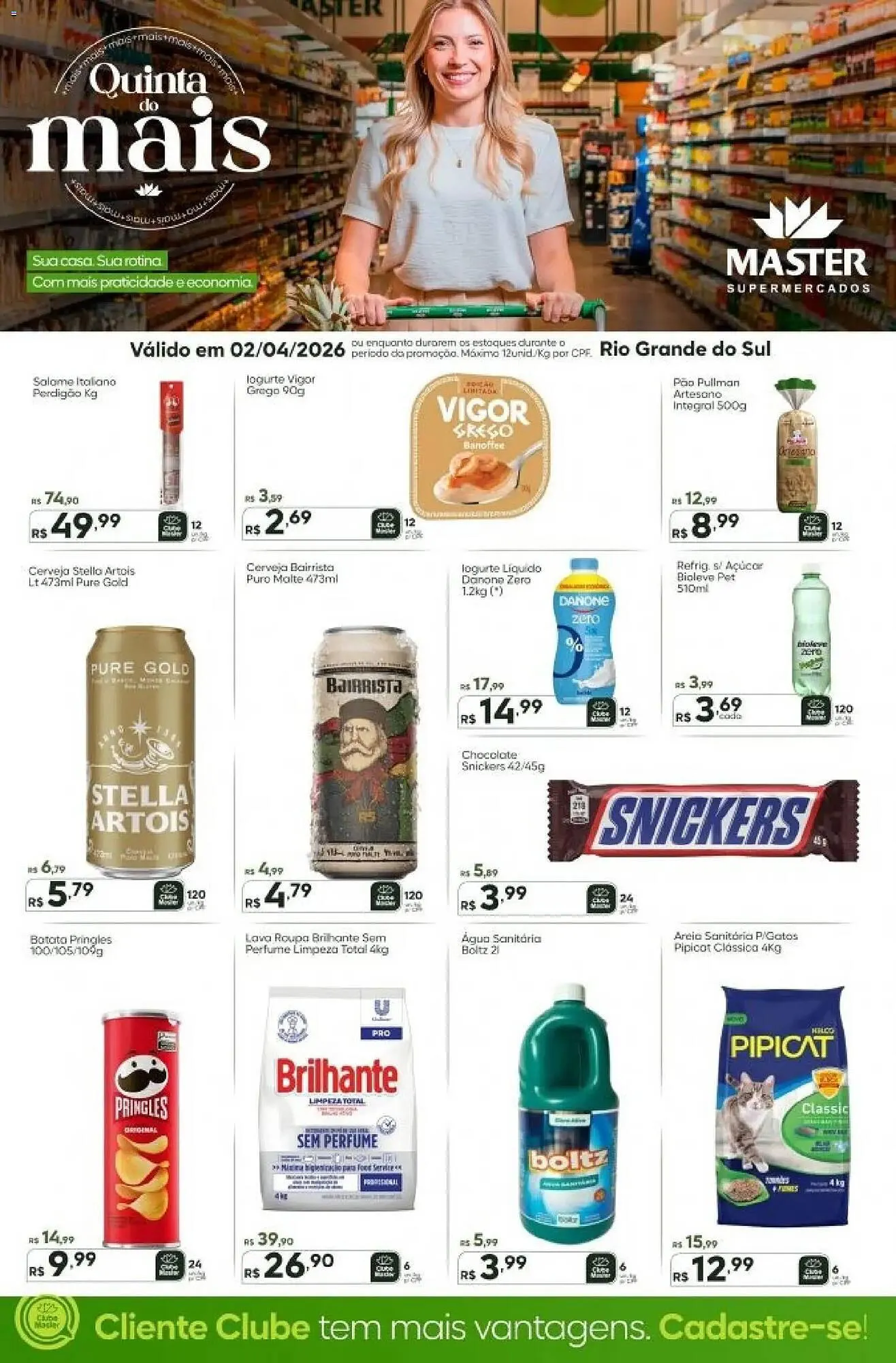 Encarte de Folheto Master Supermercados 2 de abril até 2 de abril 2026 - Pagina 1