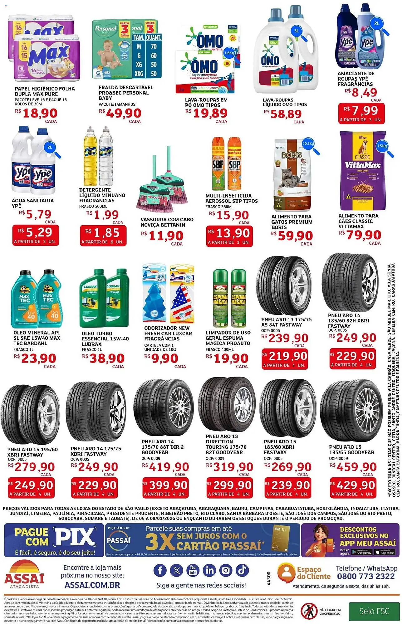 Encarte de Encarte Assaí Atacadista 6 de março até 8 de março 2026 - Pagina 2