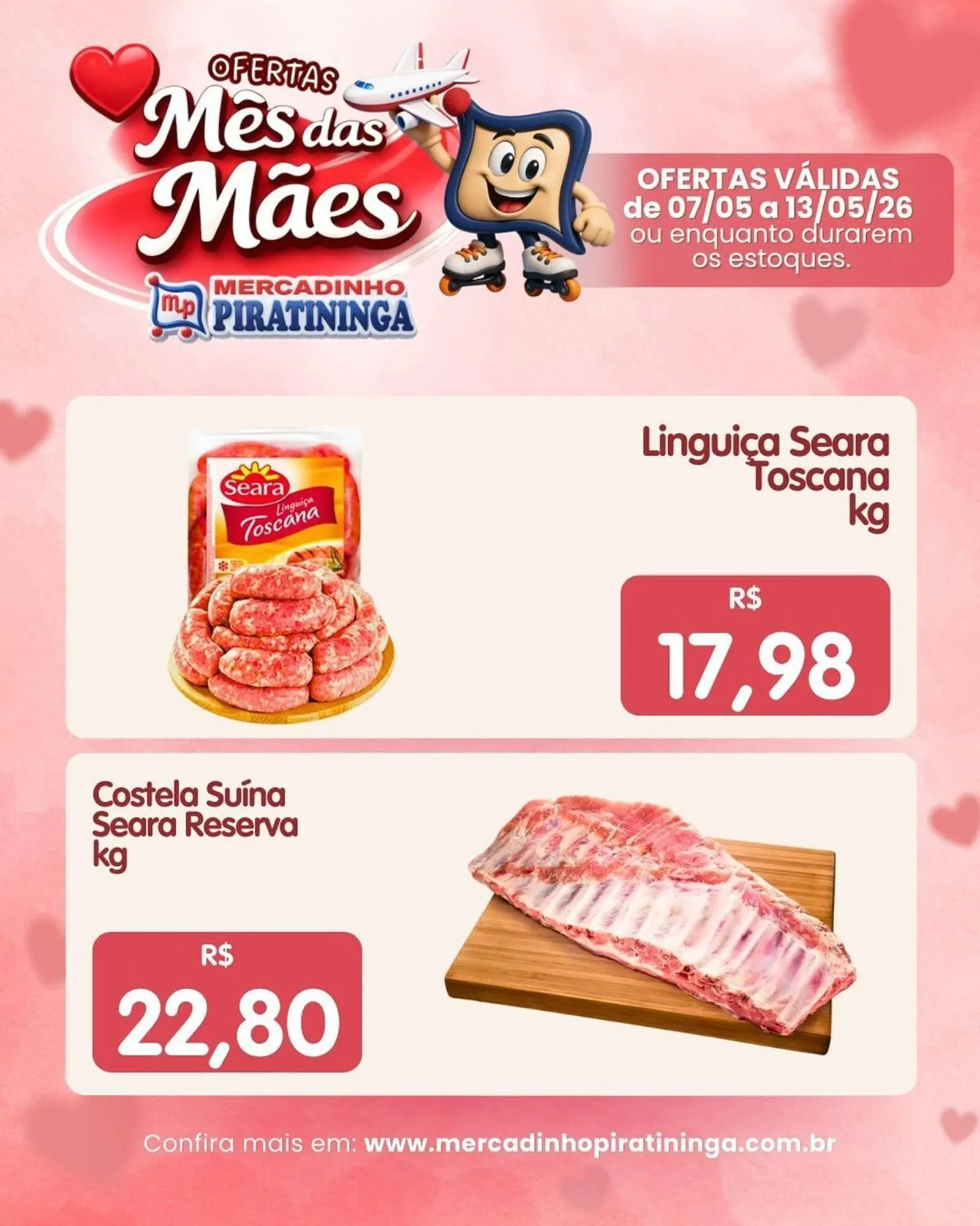 Encarte de Catálogo Mercadinho Piratininga 7 de maio até 13 de maio 2026 - Pagina 1