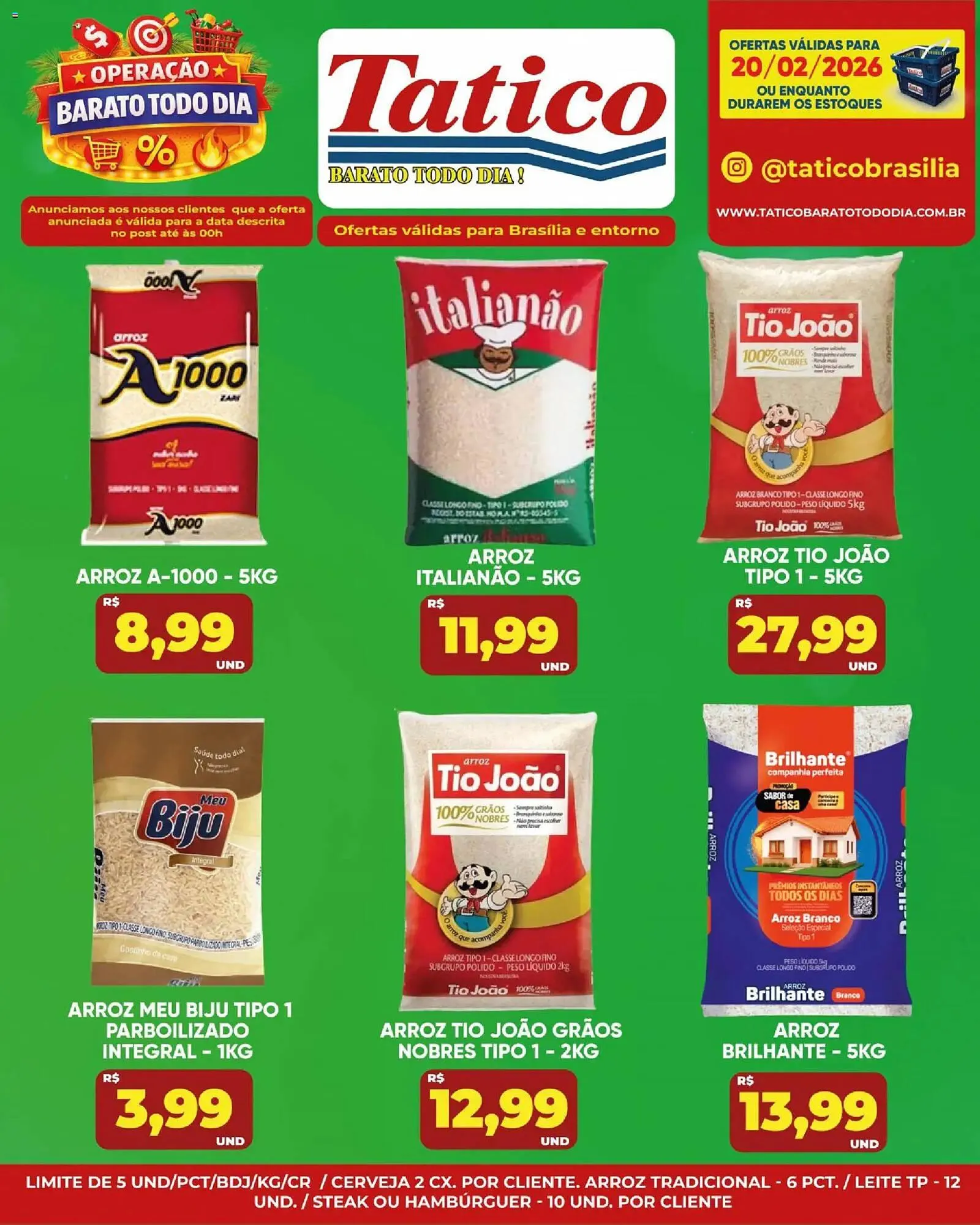 Encarte de Tabloide Tatico 20 de fevereiro até 20 de fevereiro 2026 - Pagina 1