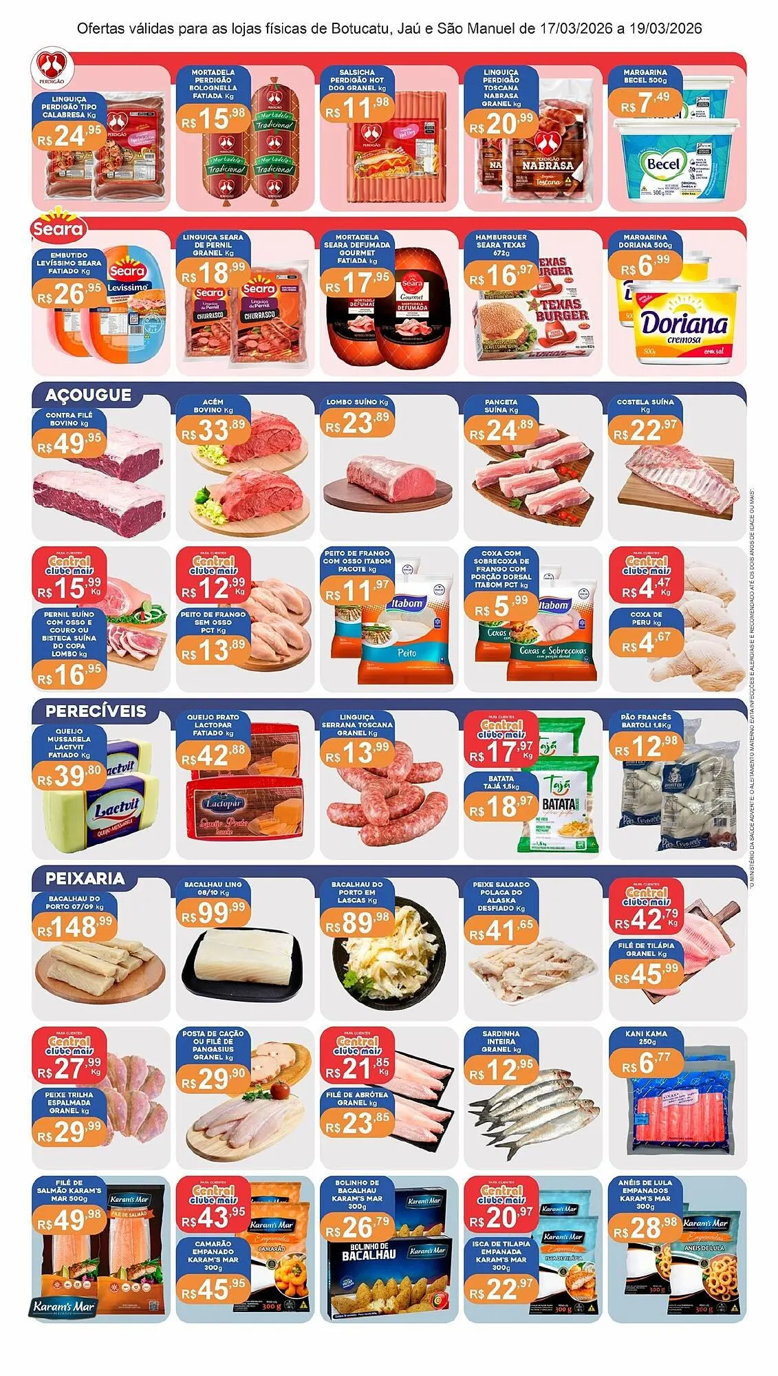 Encarte de Catálogo Central Supermercados 17 de março até 19 de março 2026 - Pagina 2